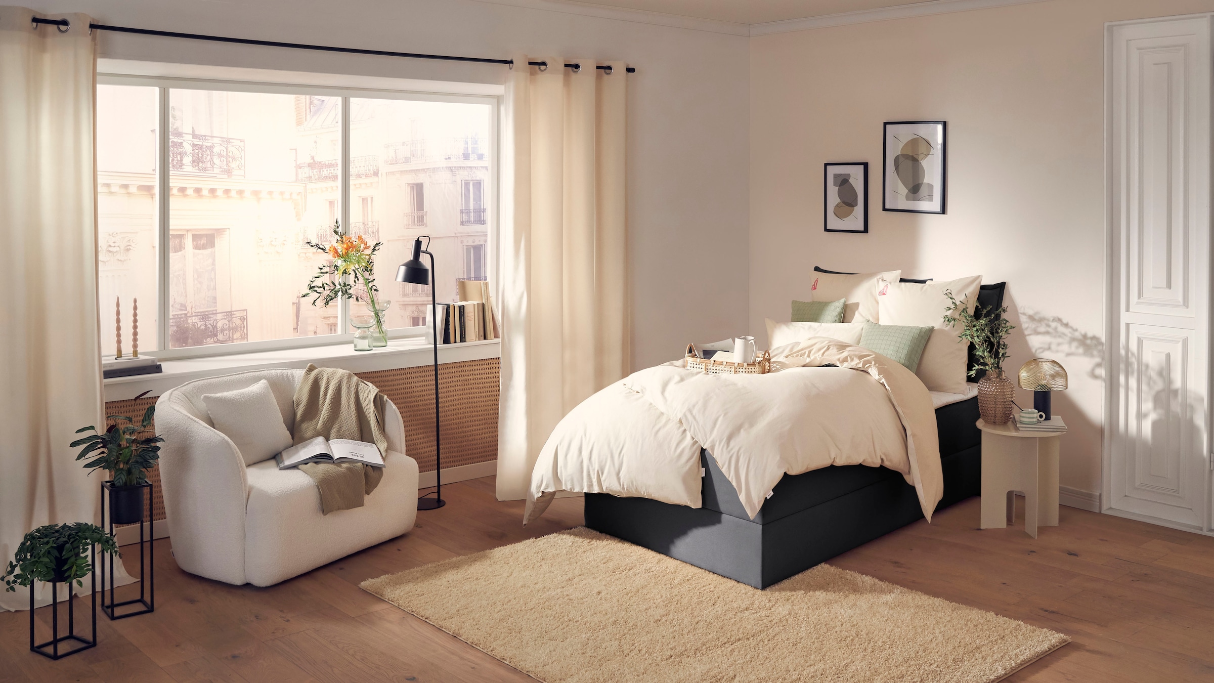 Home affaire Boxbett »Kederleicht« inklusive Bettkasten & Topper, in 4 Breiten und 2 Härtegraden