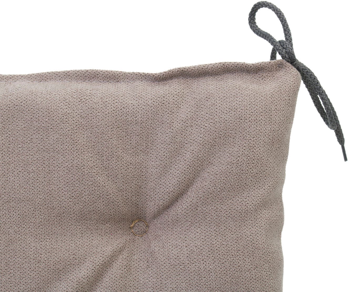 Gözze Sitzauflage »Darco Uni« 1 Stück, Masse: 40 x 40 x 4 cm, mit Füllung, mit Bindebändern