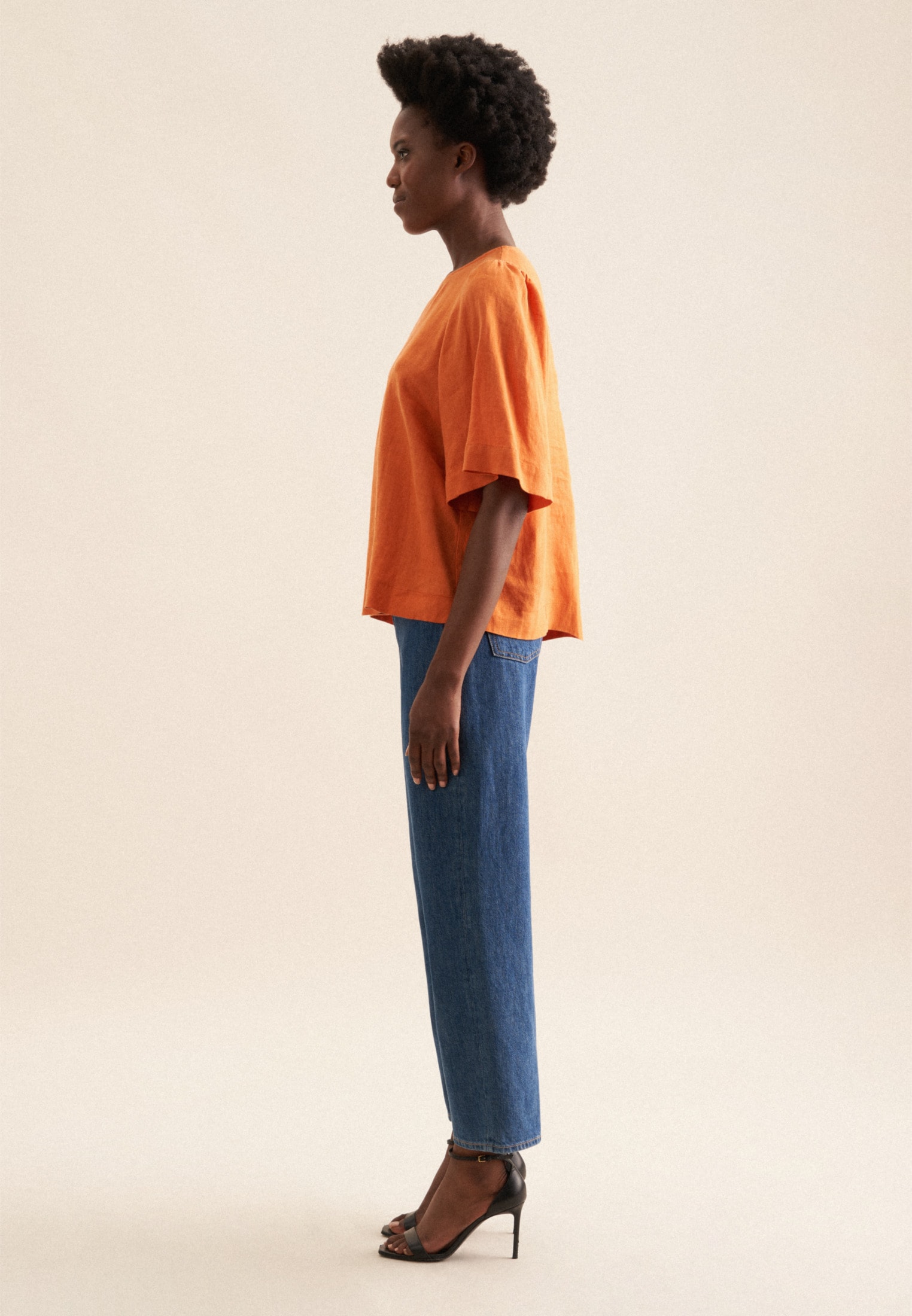 seidensticker Shirtbluse »Schwarze Rose« 1/2 Rundhals Uni