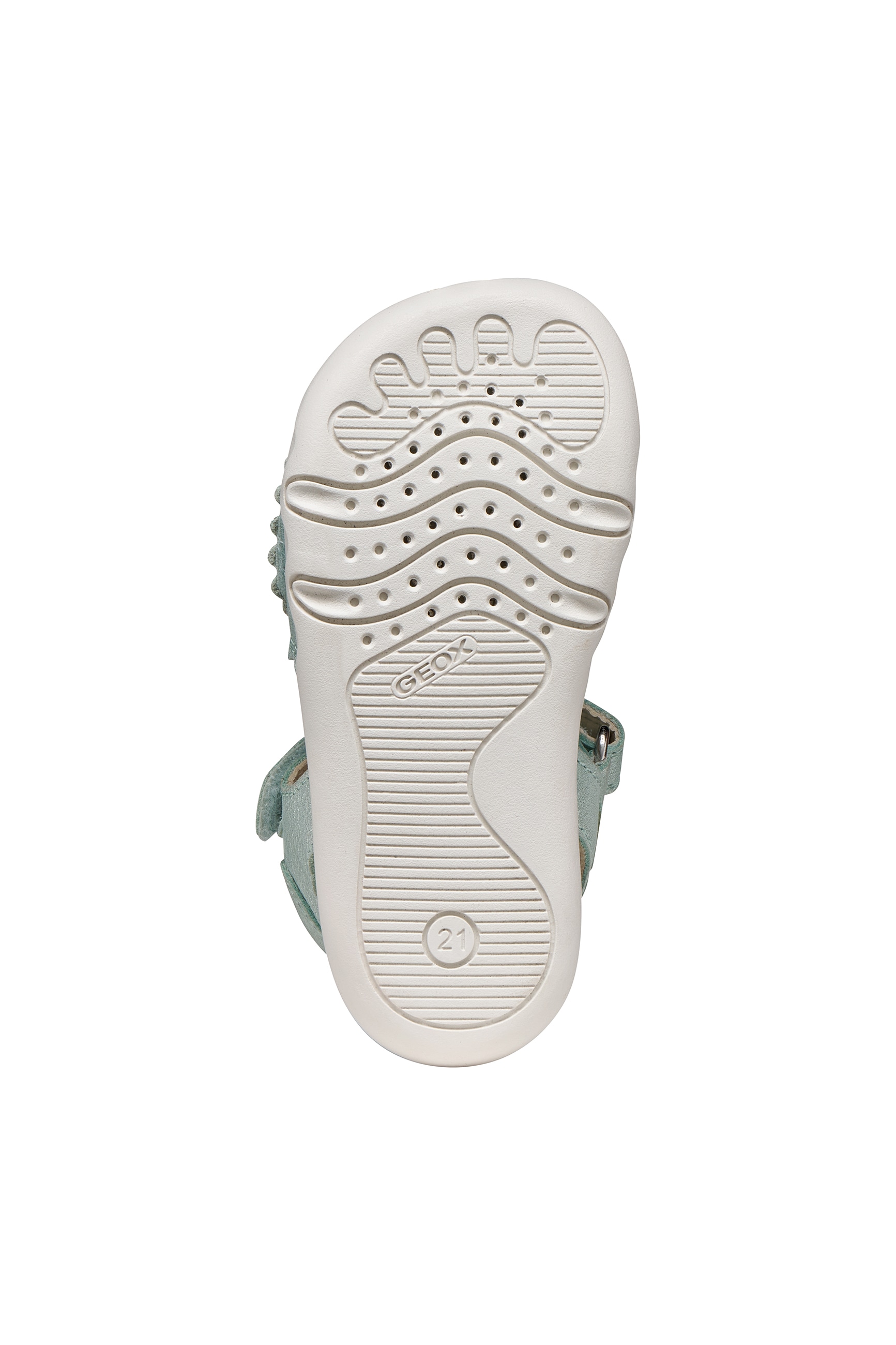 Geox Lauflernschuh »B SANDAL STEPPIEUP G«  Babyschuh mit Klettverschluss, Grössenschablone zum Download