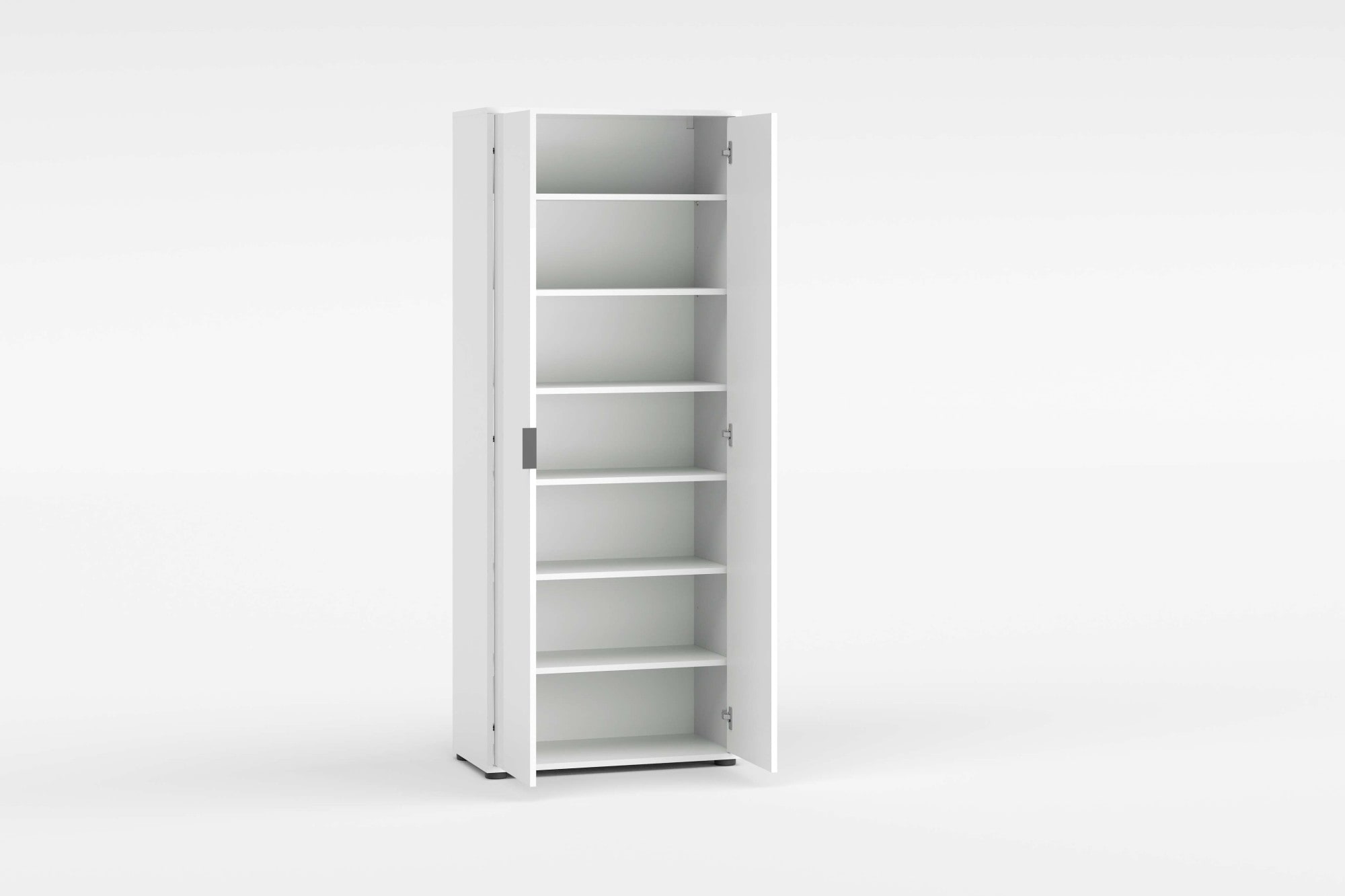 Home affaire Armoire multi-usages »JOLLY, Stauraumschrank , Breite 72,5 cm , Höhe 178 cm« 1 cuis tlg. 2-türiger Schrank mit 4 Einlegeböden, hochglanz lackiert