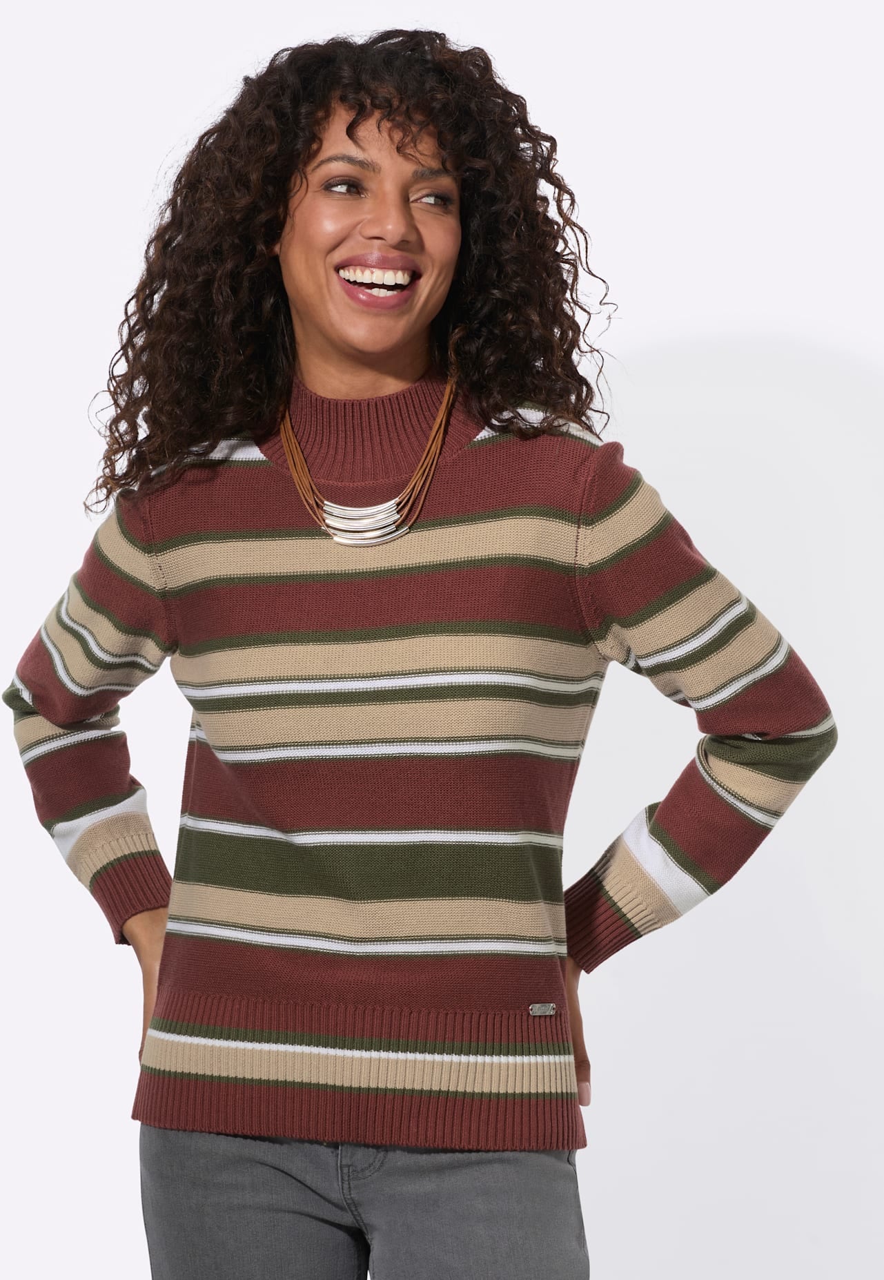 Casual Looks Pull à col montant »Pullover«