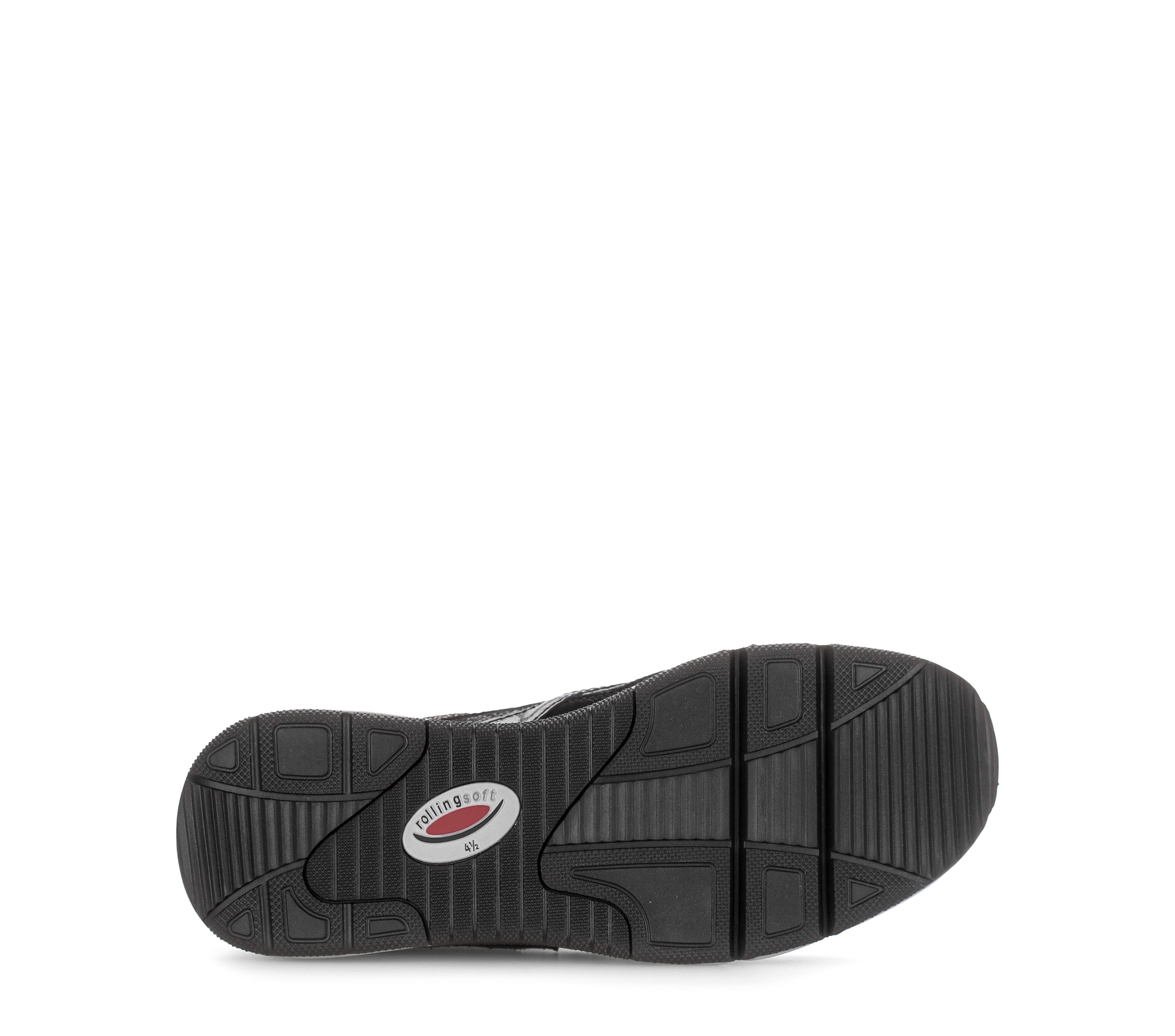 rollingsoft Baskets compensées  chaussure à lacets, chaussure basse, chaussure de loisir avec fermeture éclair extérieure
