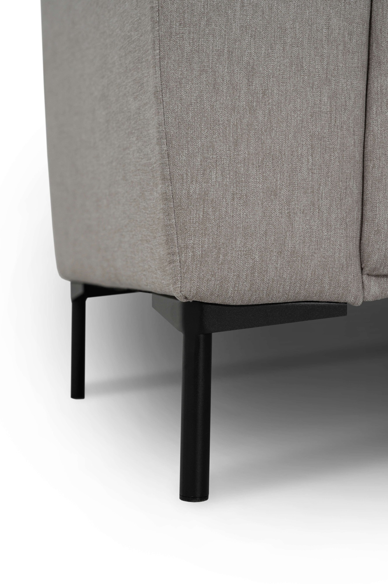 GOODproduct Ecksofa »Melby« Breite 275 cm, in einem weichen Struktur Stoff, lose Rückenkissen