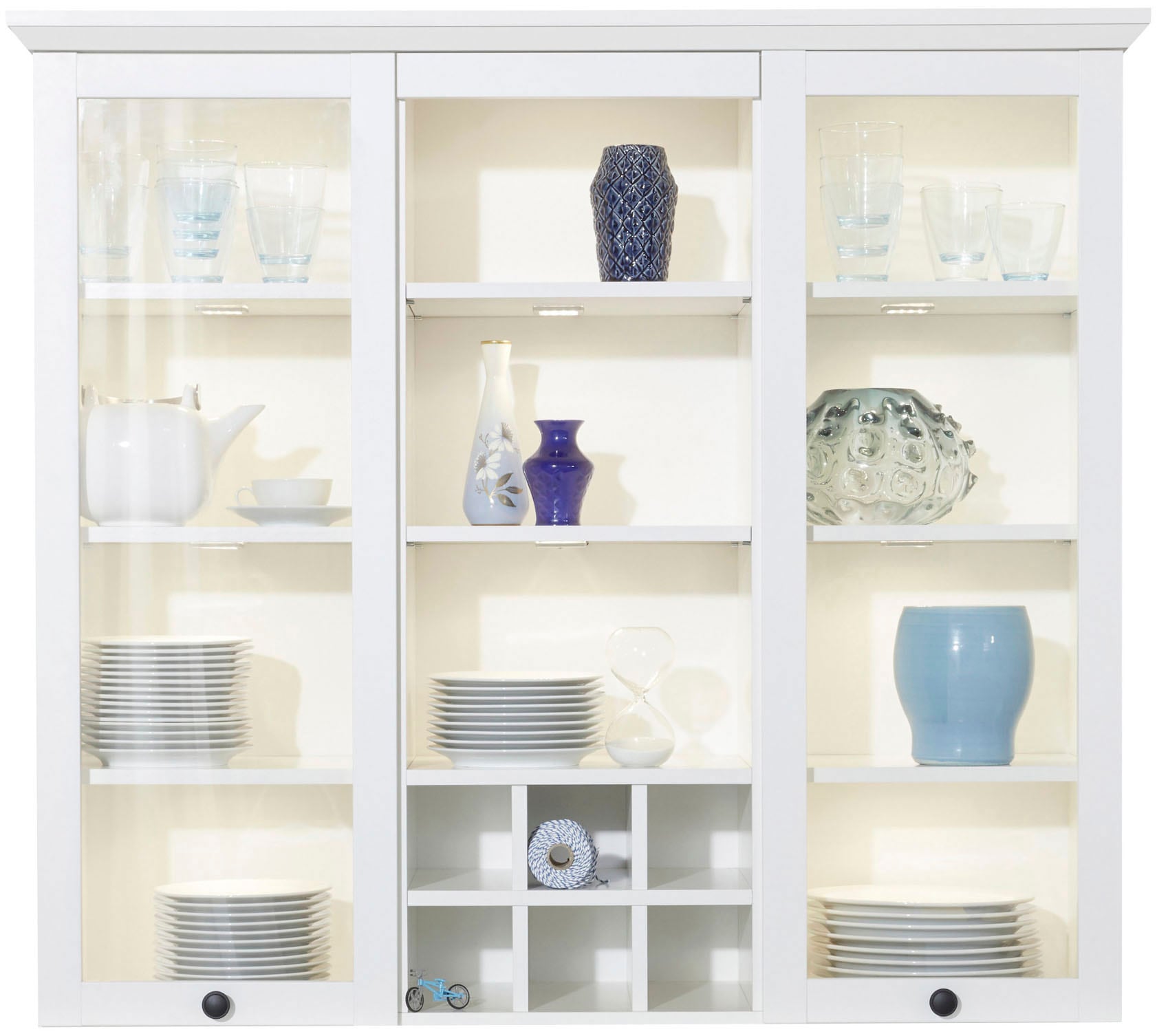 Home affaire Support pour buffet »Örebro« 1 cuis tlg. Buffetaufsatz mit 2 Türen & 9 Fächern - (B/T/H) 119/36/106 cm