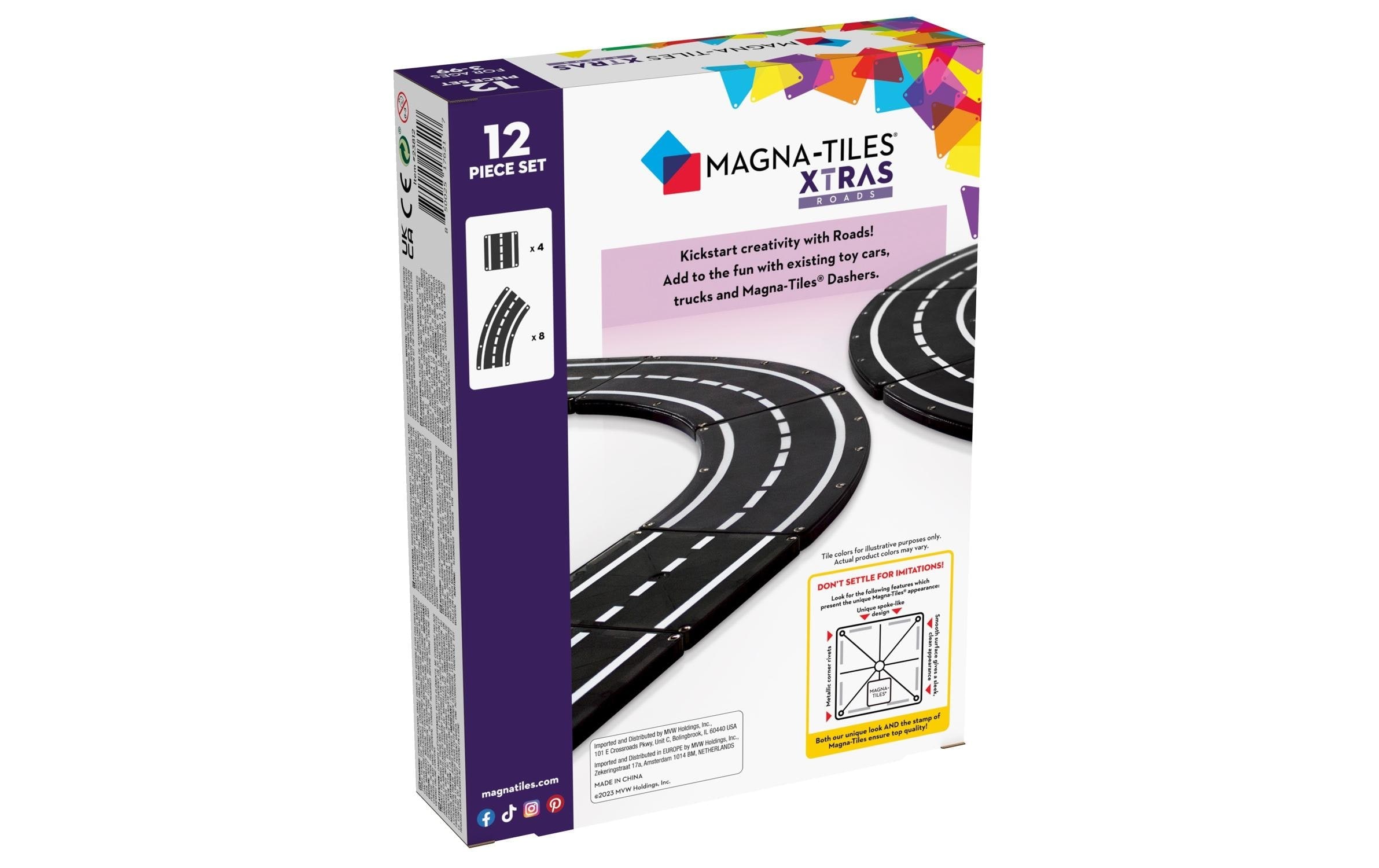   Steinbaukasten »Magna-Tiles XTRA Roads Set«