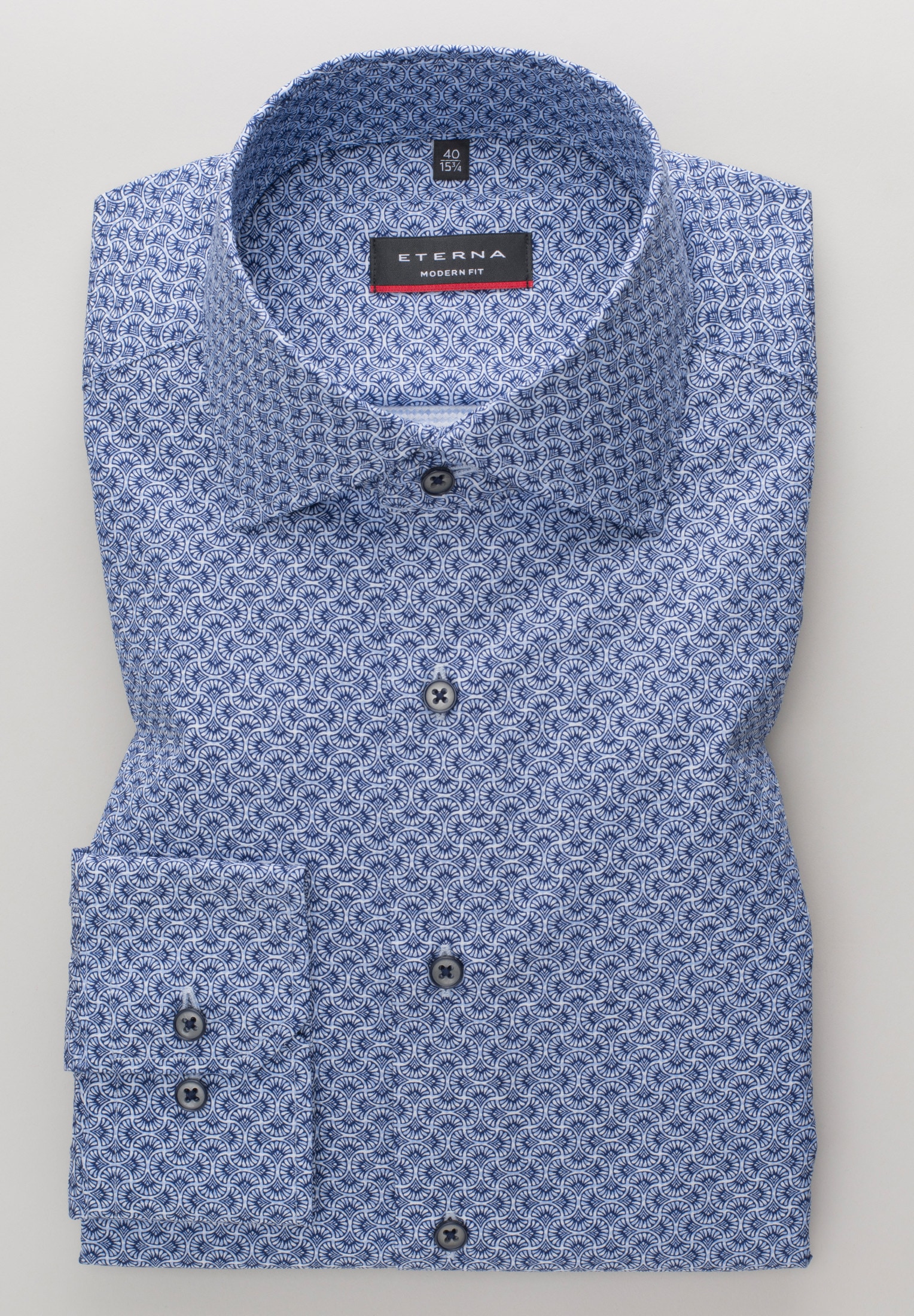 Eterna Langarmhemd »MODERN FIT« NON IRON (bügelfrei)