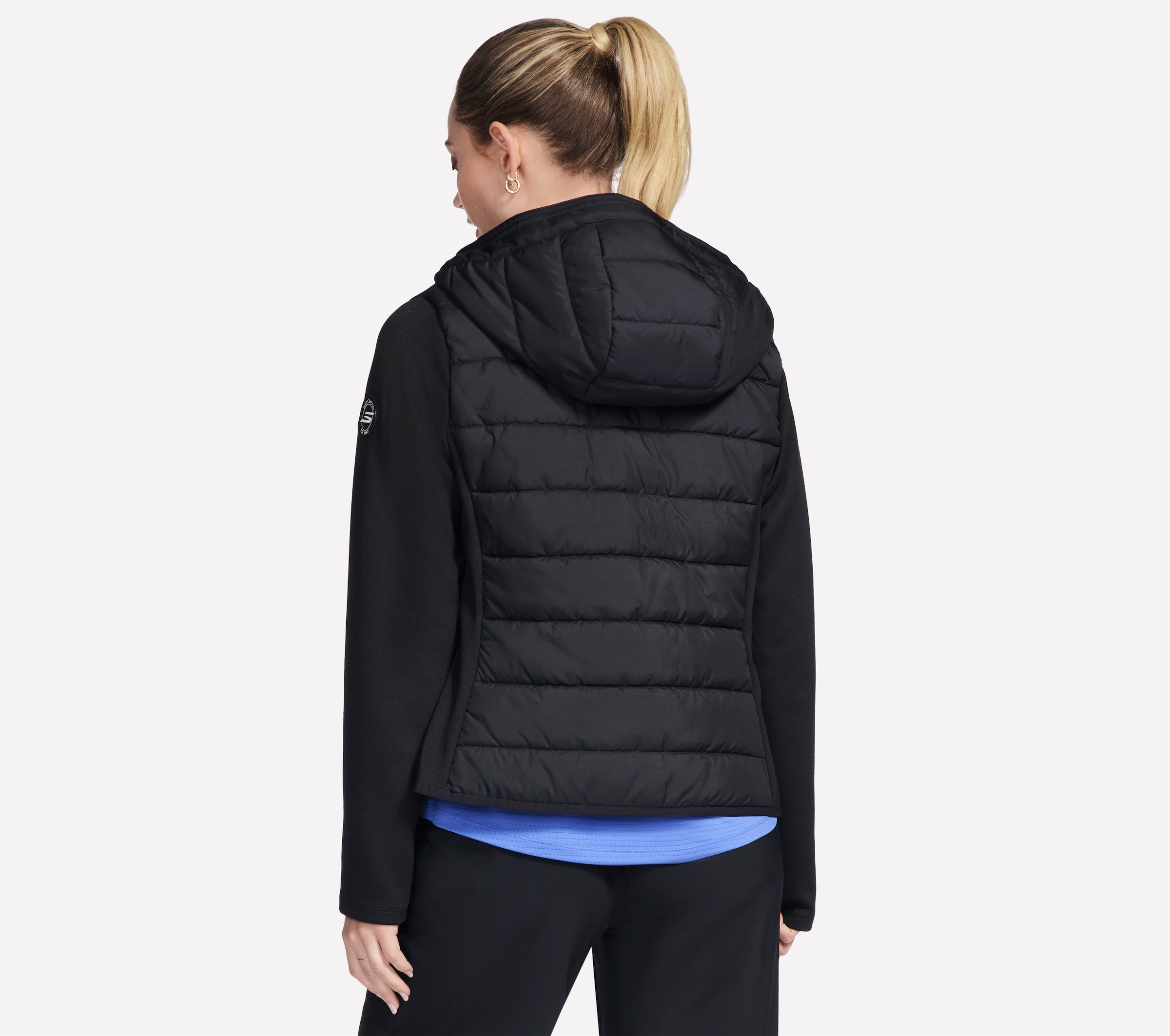 Skechers Veste fonctionnelle »SKECHERS PERFORMANCE ELITE HOODED JACKET« avec capuche veste hybride, avec devant et dos matelassés