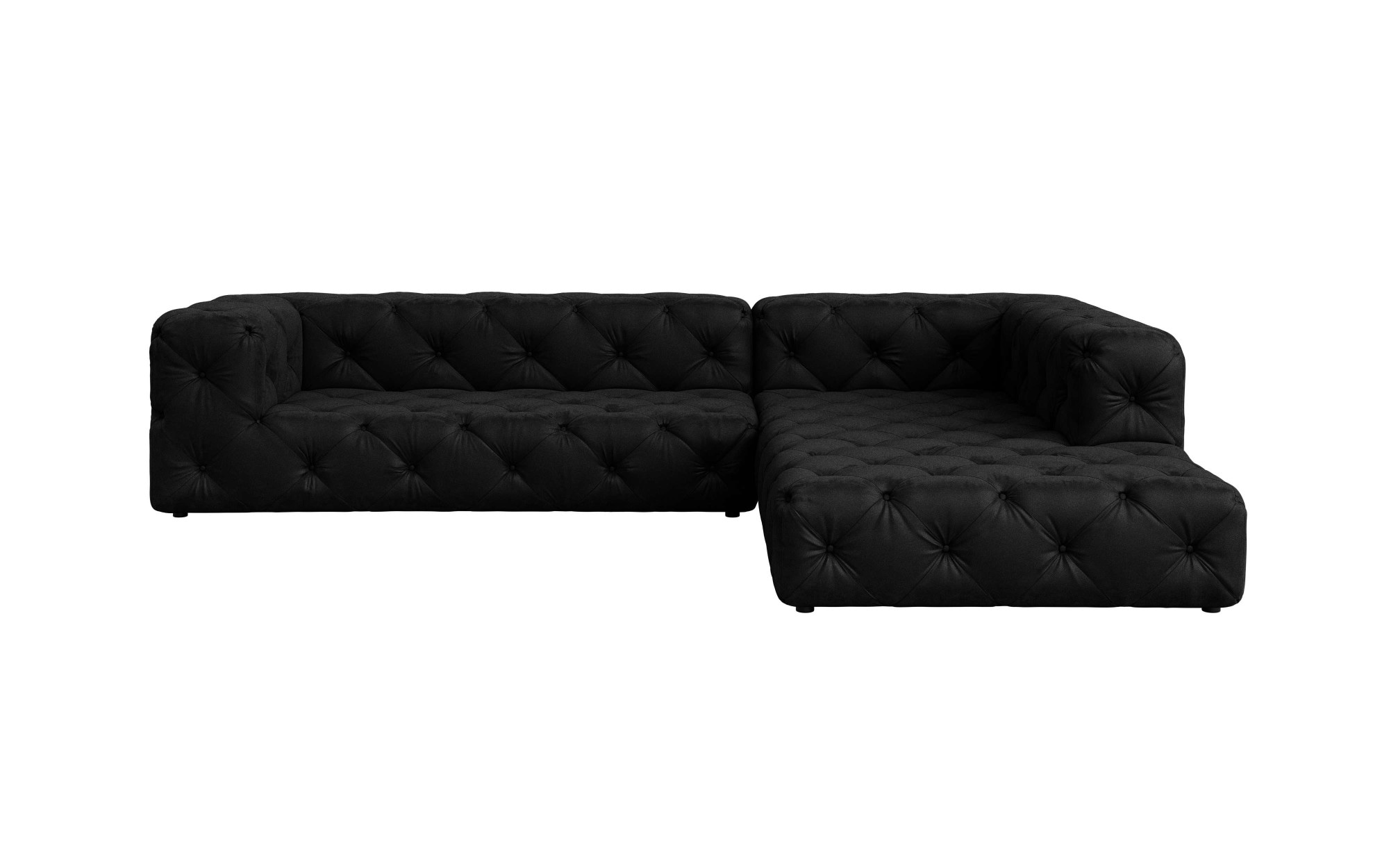 Home affaire Canapé d'angle »FOLLINA« forme en L, avec capitonnage classique Chesterfield