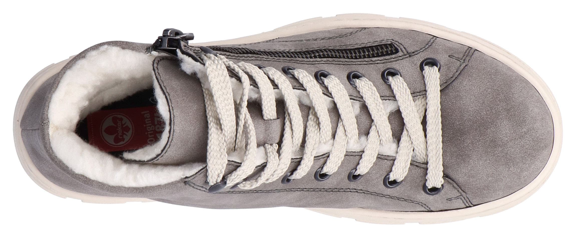 Rieker Winterboots  Plateauboots, Schnürboots mit Reissverschluss an der Aussenseite