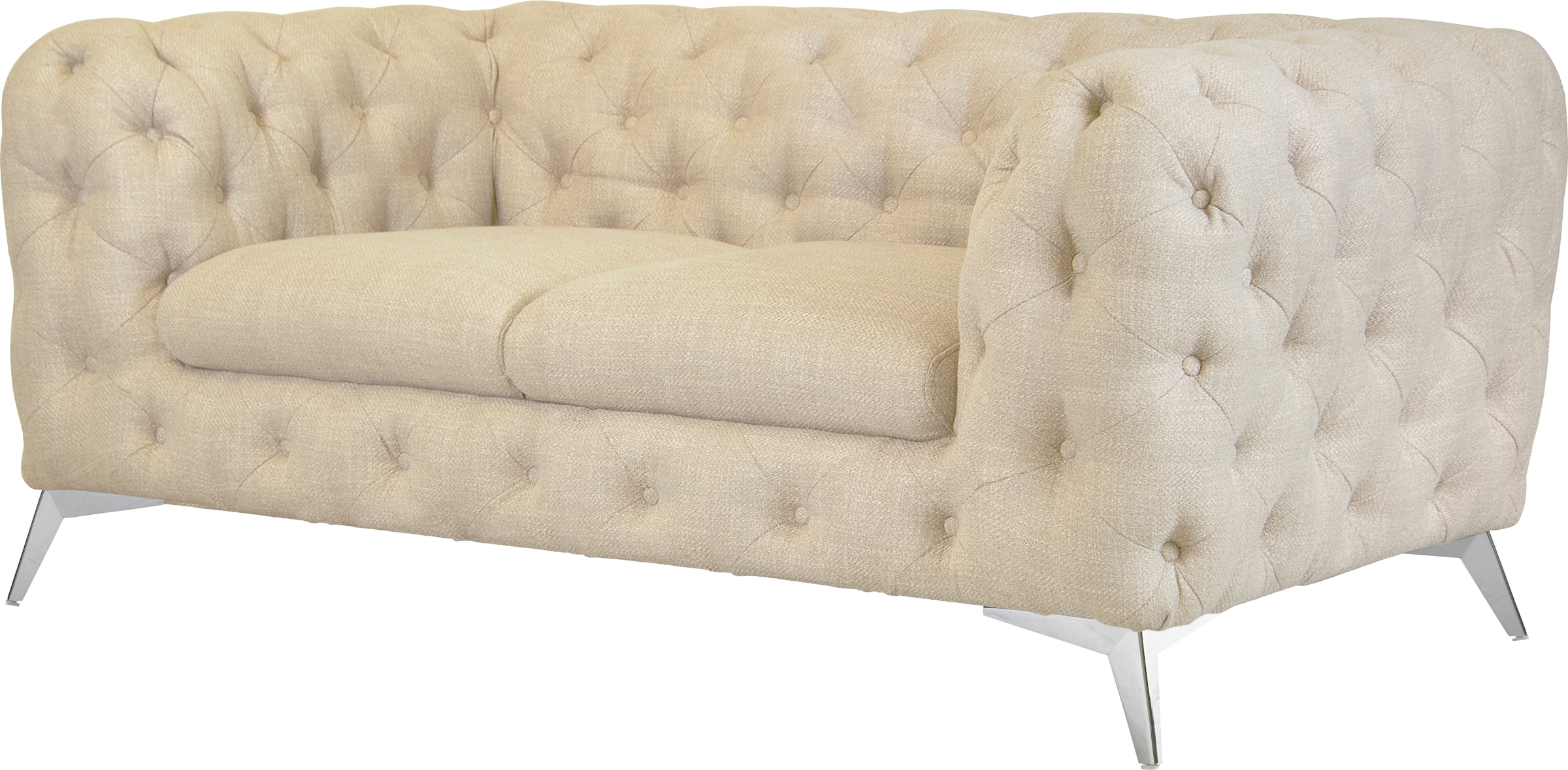 Home affaire Chesterfield-Sofa »Glynis« aufwändige Knopfheftung, moderne Chesterfield Optik, Fussfarbe wählbar