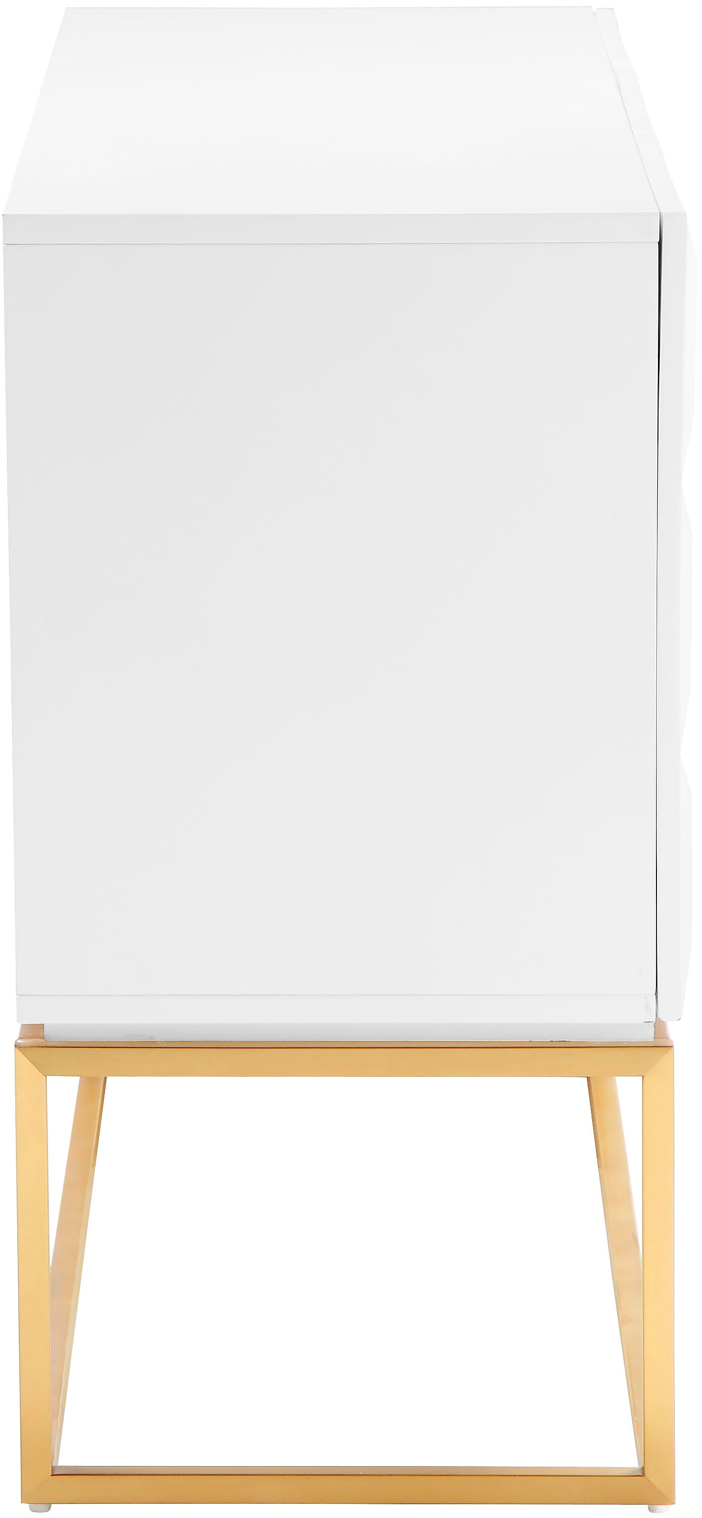 Leonique Sideboard »Alais, TOPSELLER!, OTTOs Choice« in 3D-Optik, mit viel Stauraum und goldfarbenem Metallgestell