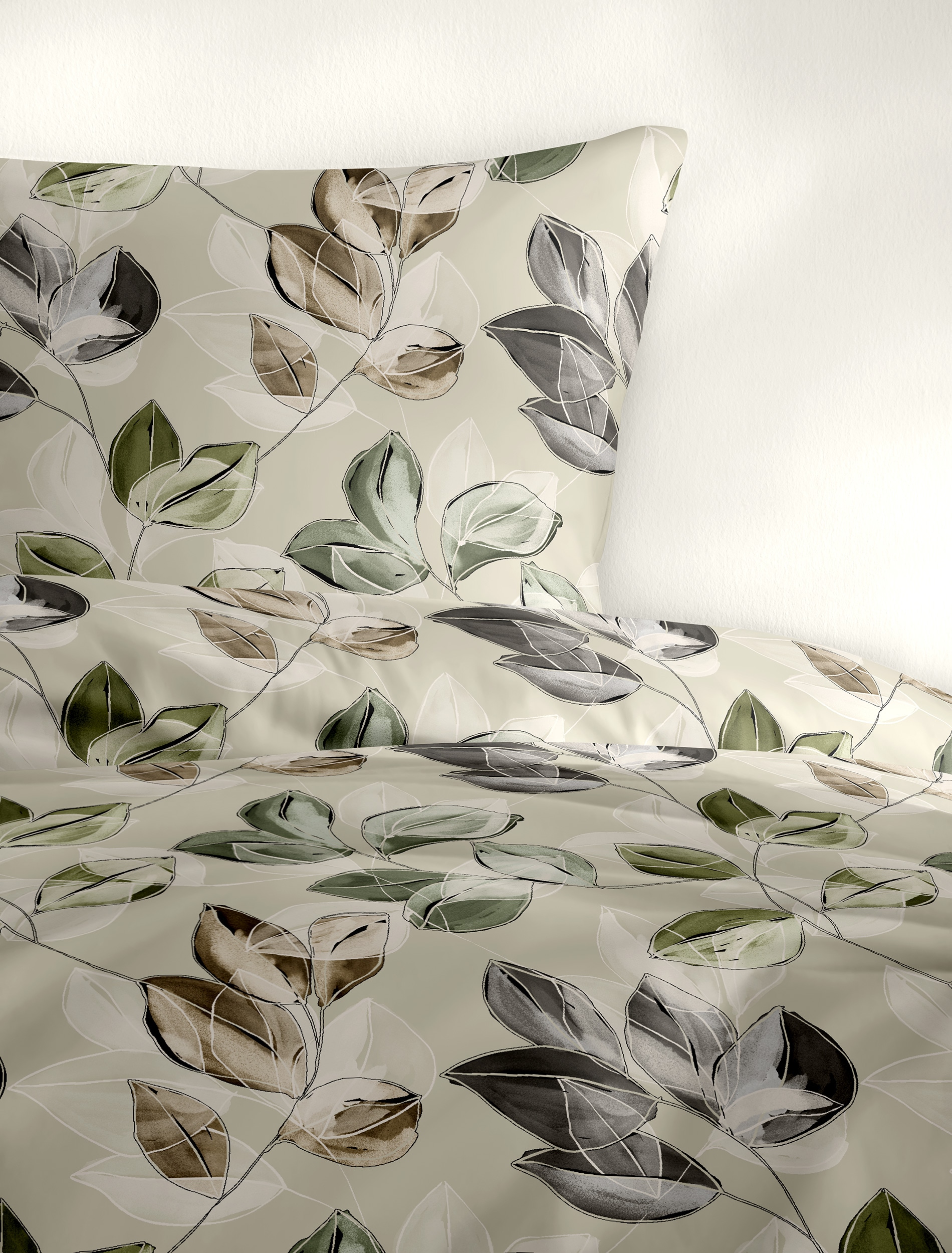 BIERBAUM Linge de lit »4136« 2 cuis tlg. Biber, 100 % Baumwolle, pflegeleicht, kuschelig weich