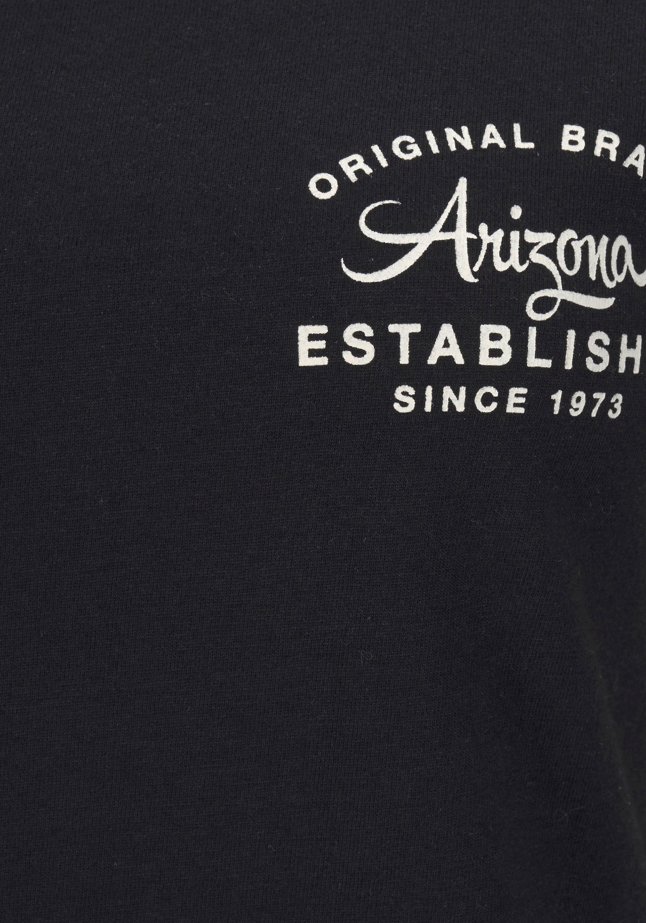 Arizona Nachthemd mit Raglanärmeln in Kontrastfarbe