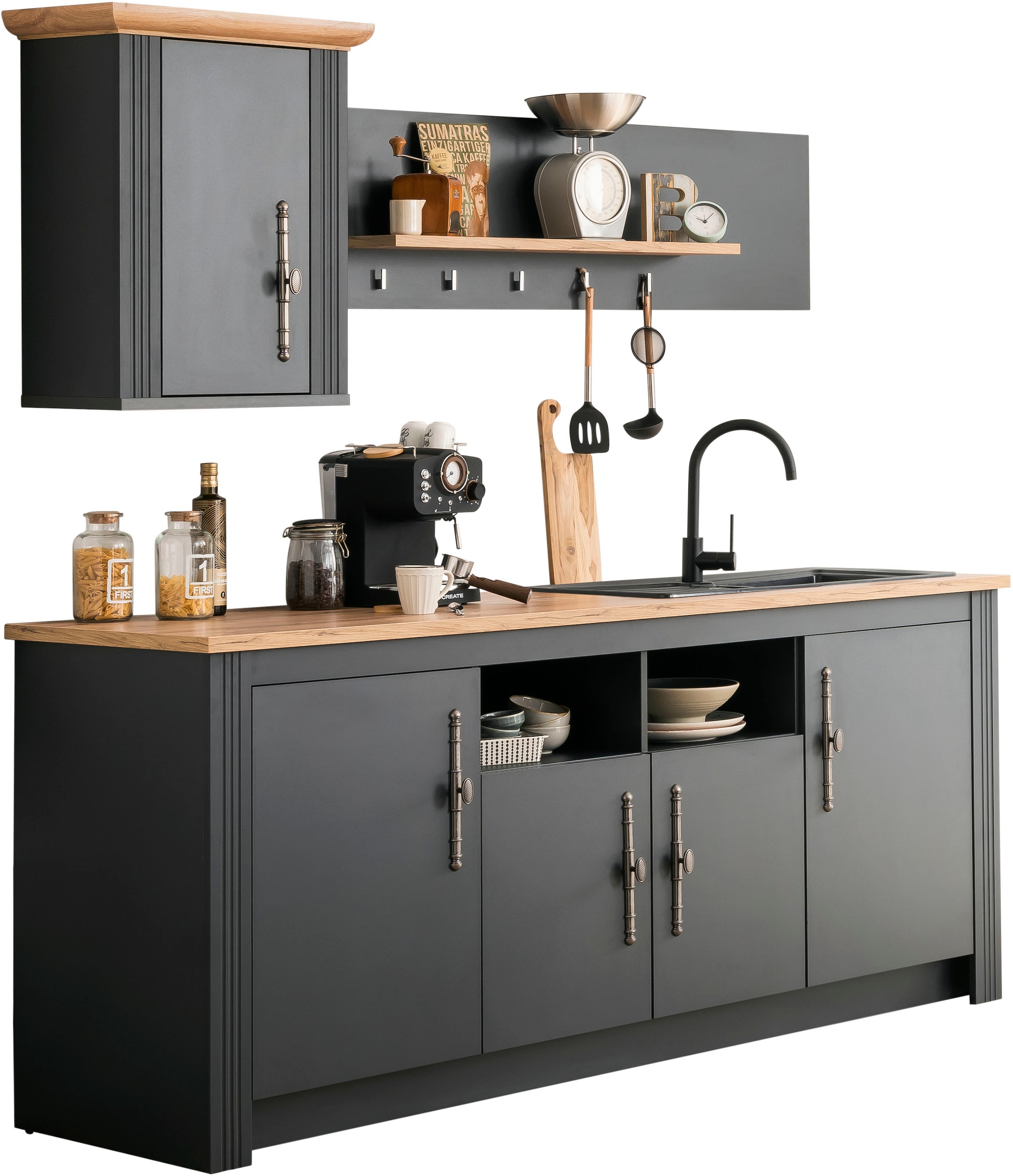 GOODproduct Cuisine »KS-Westminster« Largeur 204 cm, sans appareils électriques
