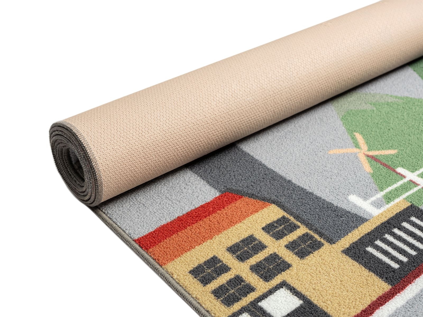 the carpet Teppich »Happy Life« rund 4 mm Höhe Life Kinderzimmer Teppich Spielteppich pflegeleicht