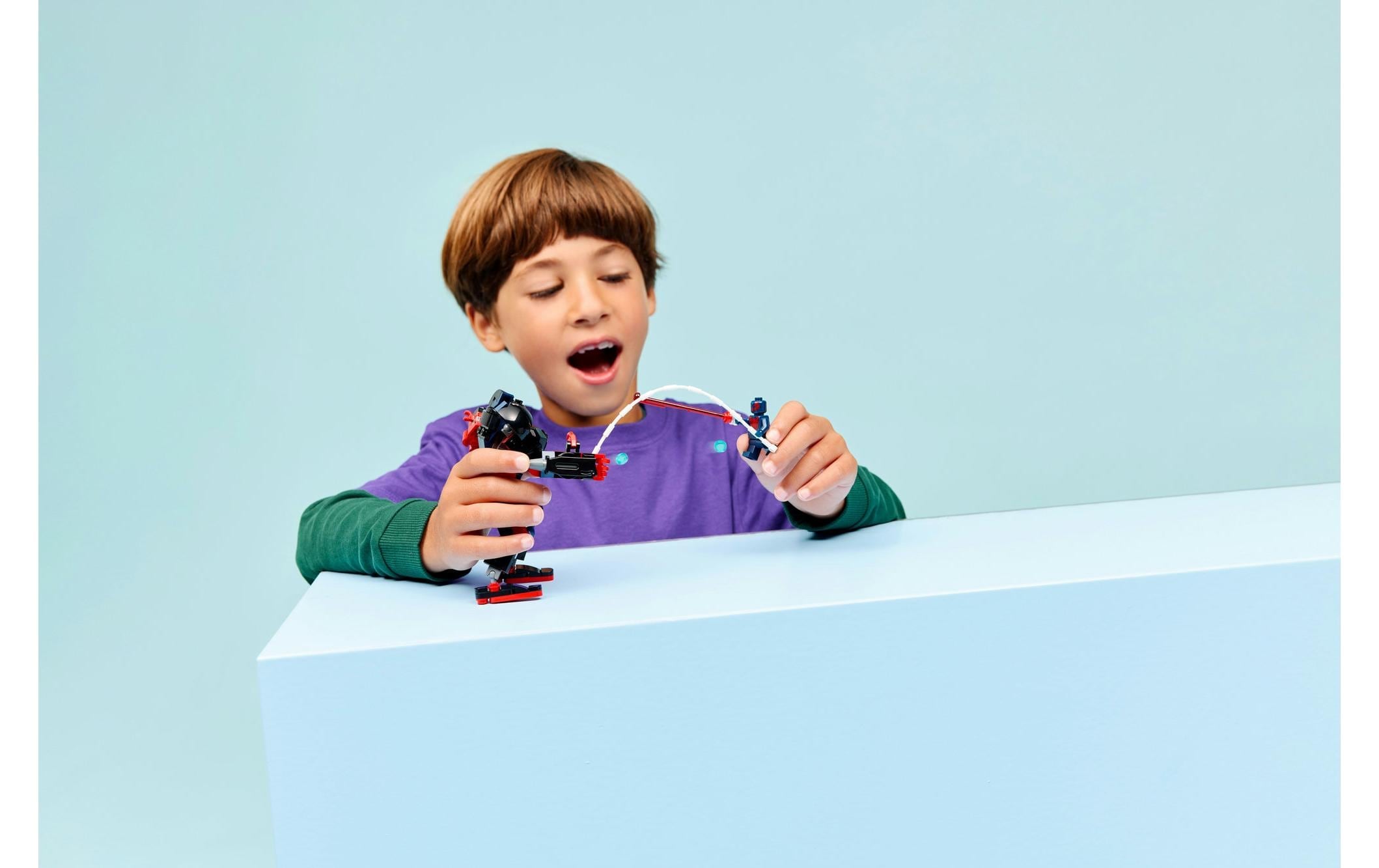   Konstruktionsspielsteine »Marvel Miles Morales Mech vs. Spider-Man 2099 76337« Kategorie: Fantasy-Welt