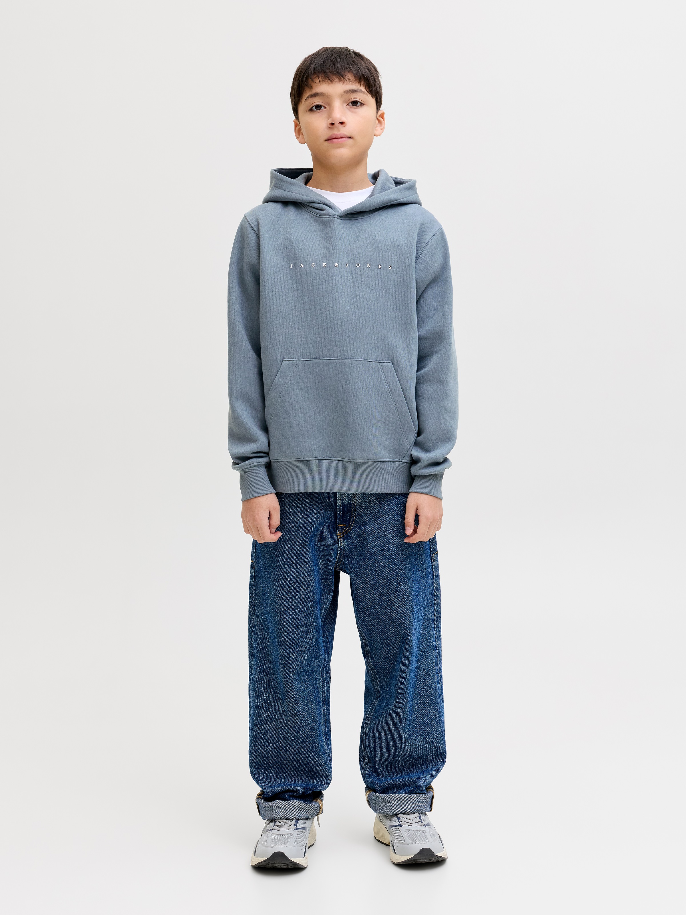 Jack & Jones Junior Kapuzensweatshirt »JJESTAR JJ SWEAT HOOD NOOS JNR«, Baumwollmischung, relaxed fit
