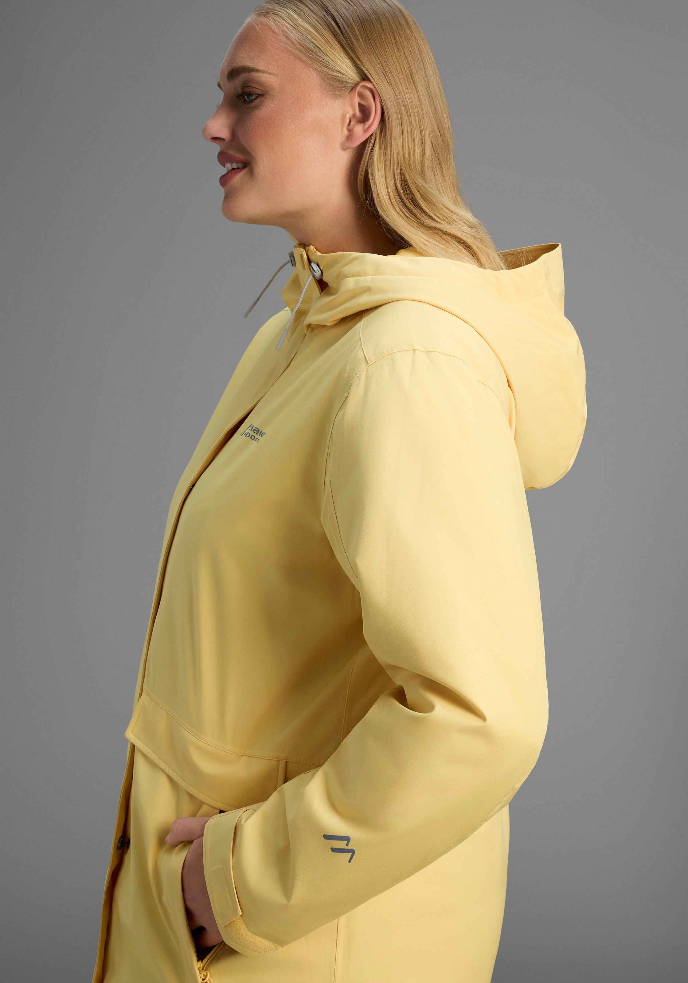 Maier Sports Veste tous temps »DA-JACKE MTEX EL. LISBON« mit Kapuze Auch in Kurz-Grössen, atmungsaktiv, wasserdicht, winddicht