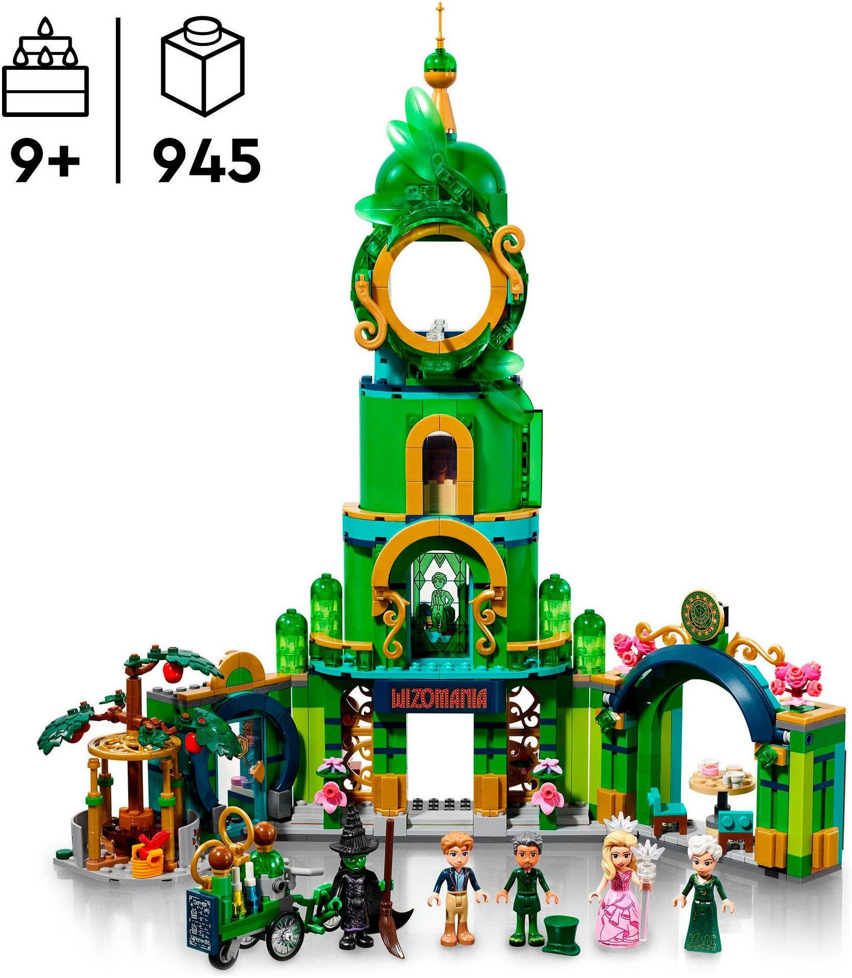LEGO® Konstruktionsspielsteine »Willkommen in Emerald City (75684), LEGO Wicked« Made in Europe