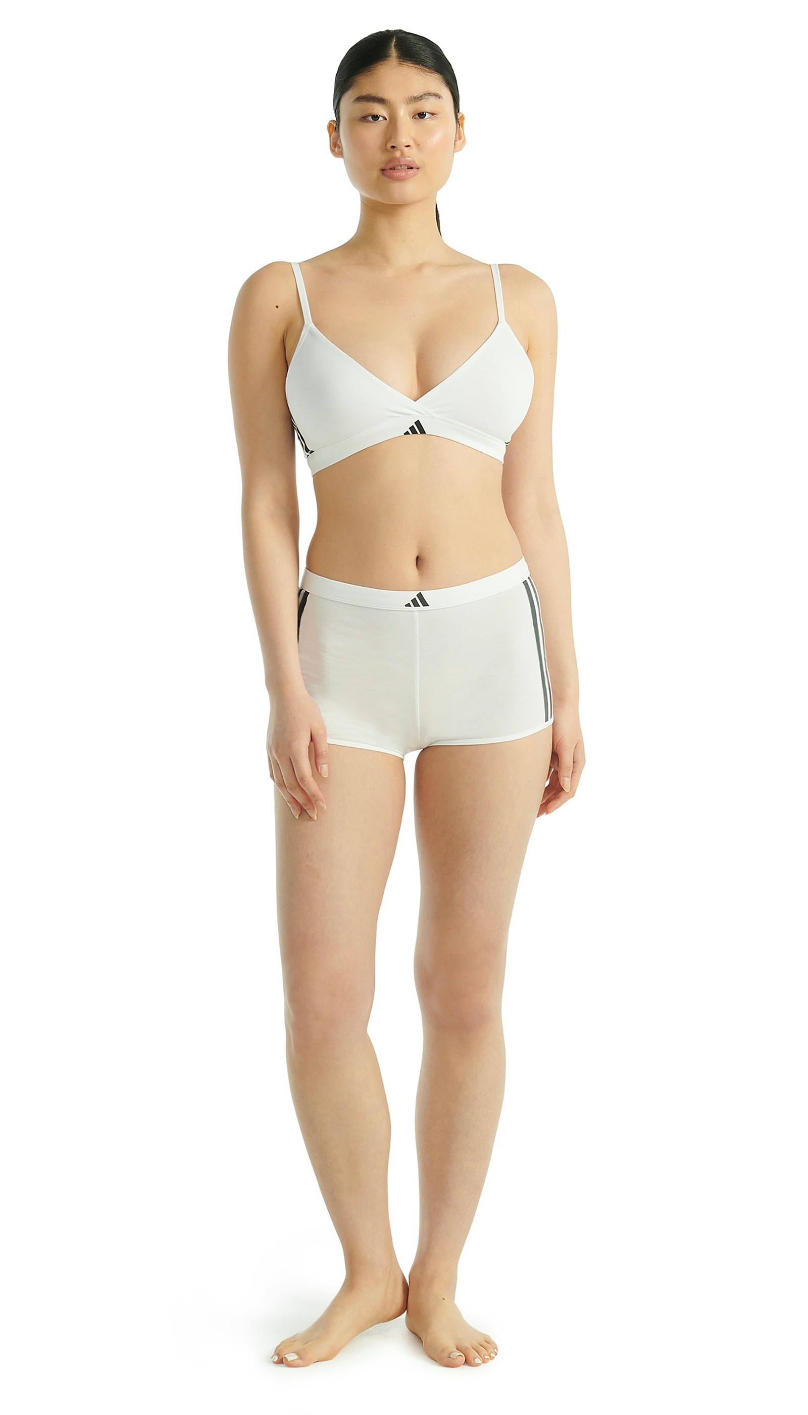 adidas Sportswear Panty »Sport Active Essentials Cotton 3 Stripes« elastisch, Cotton-Mix, atmungsaktiv, leicht, weich