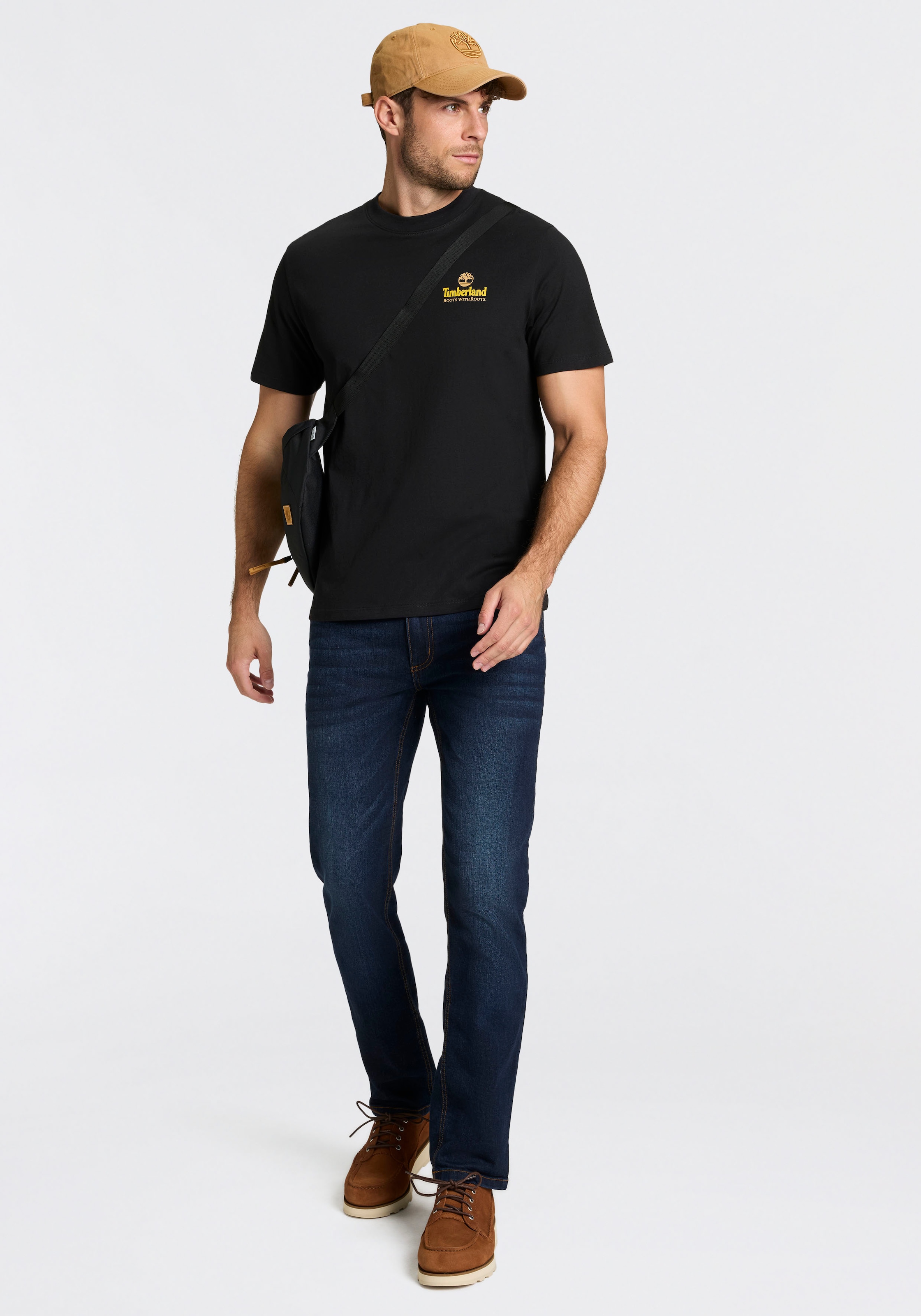 Timberland T-shirt »Illustrated Tree Logo Back Graphic« avec coton, design manches courtes