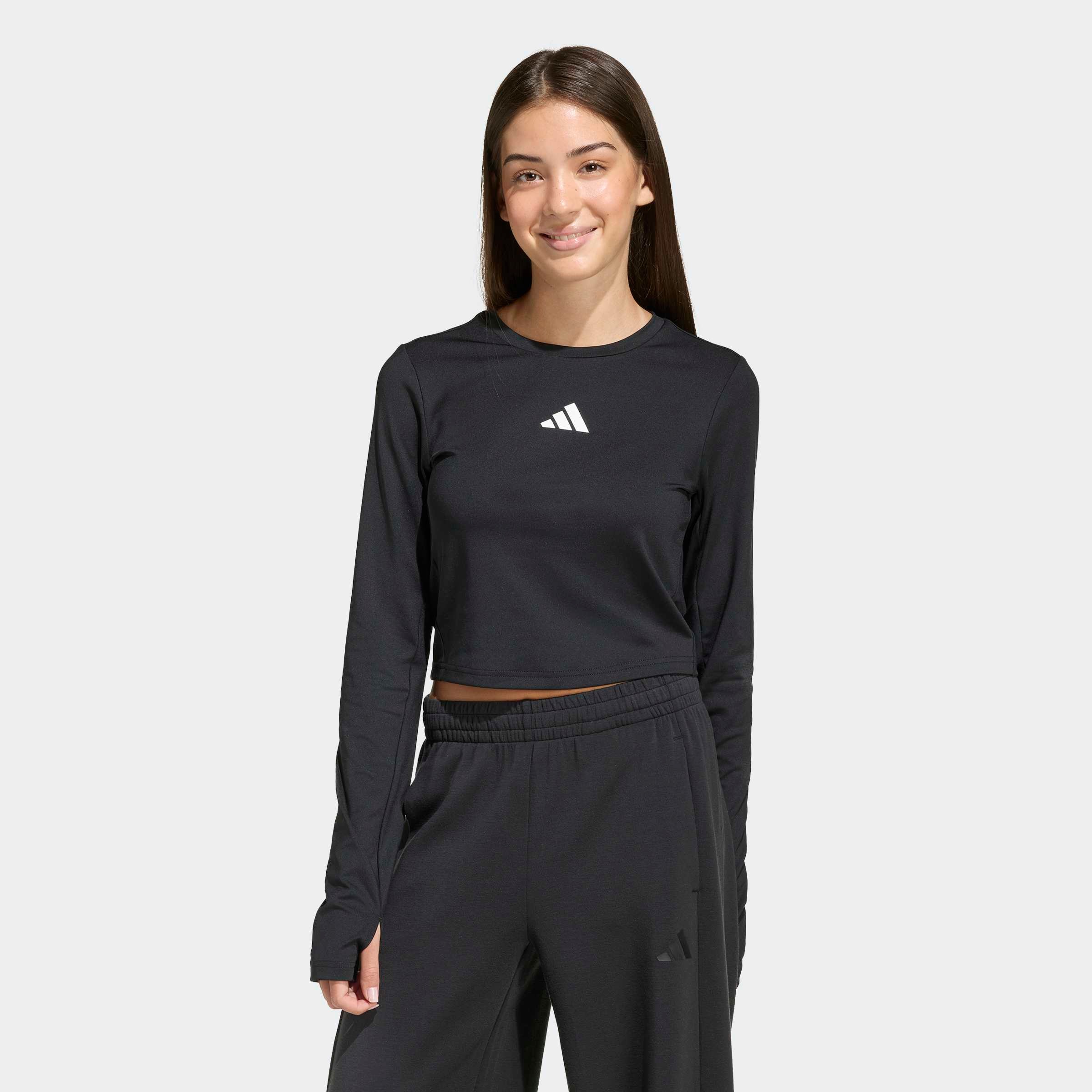 adidas Sportswear Funktionsshirt »JG TF CROP LS«