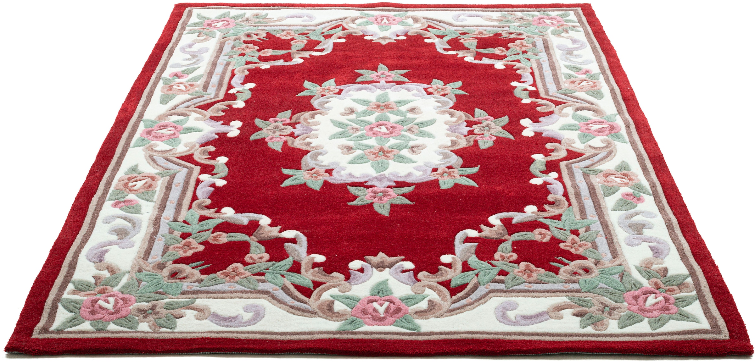 THEKO Tapis »Ming« Rectangulaire 14 mm Höhe hochwertiges Acrylgarn, ideal im Wohnzimmer & Schlafzimmer