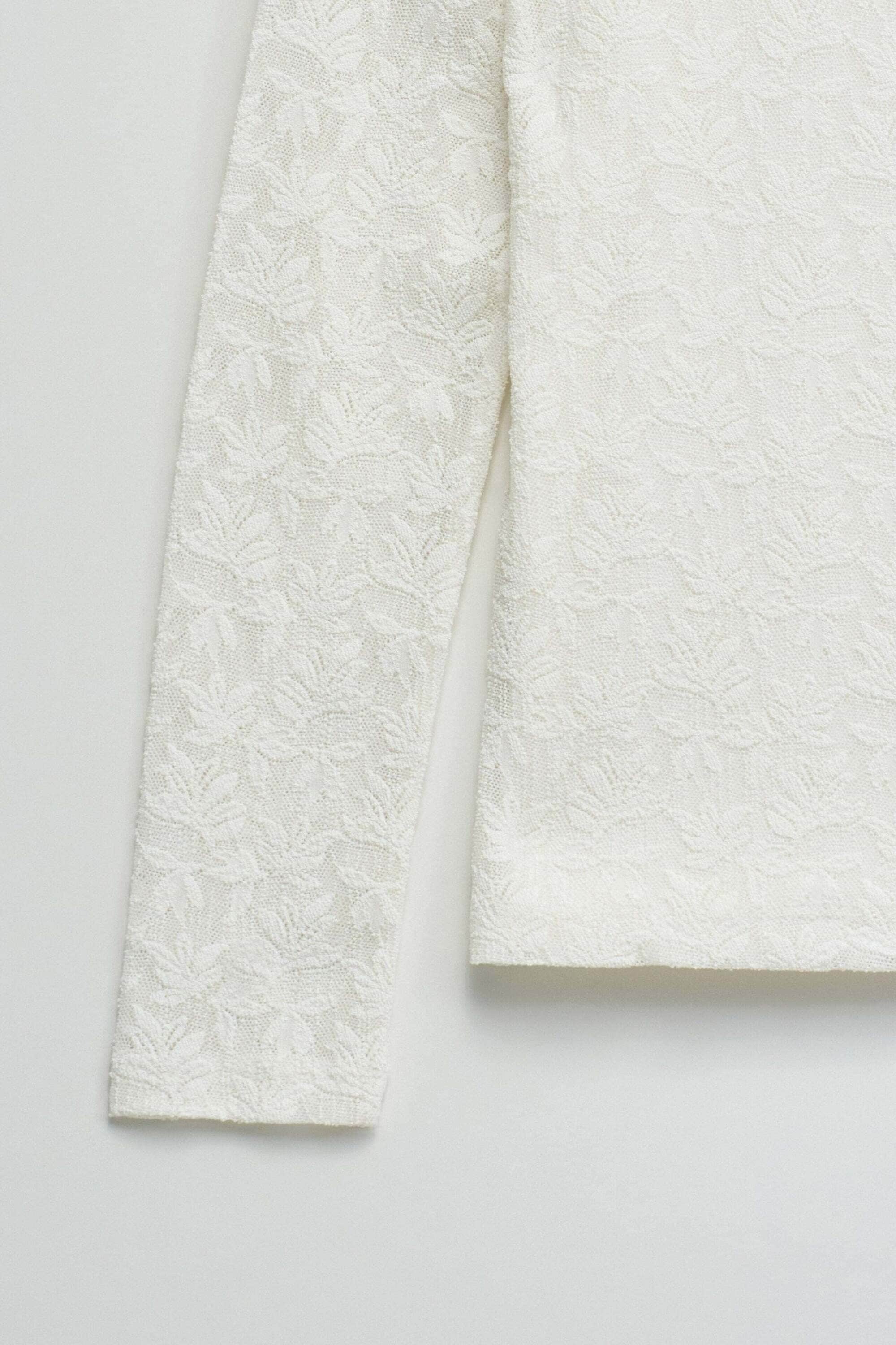 Salsa T-shirt à manches longues »Salsa Jeans Langarmshirt Lace Long Sleeve«