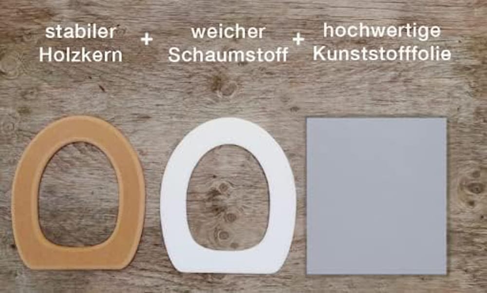 ADOB WC-Sitz »Premium« mit gepolsterter Sitzfläche