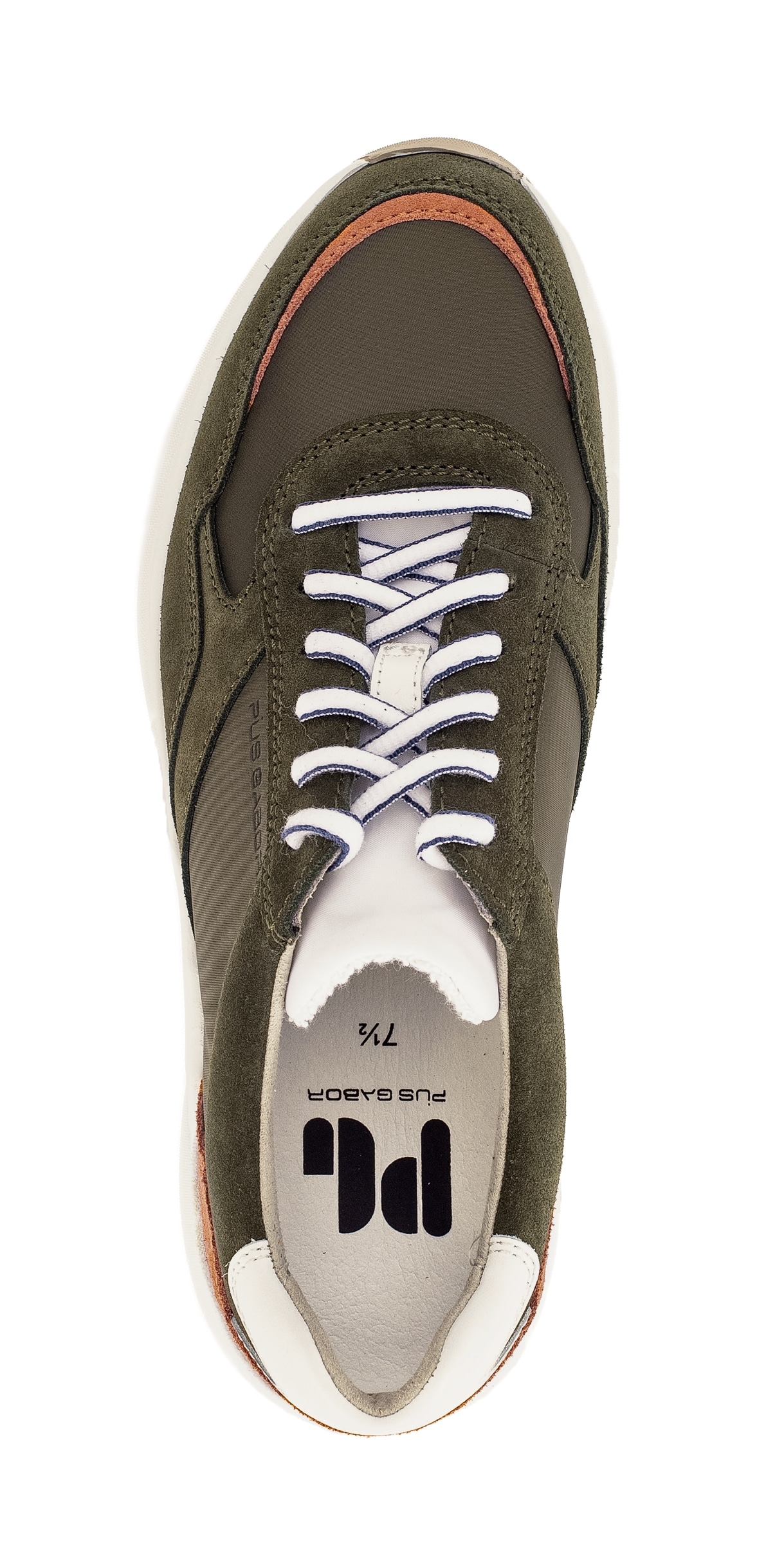 Pius Gabor Sneakers  , chaussure de loisirs, chaussure basse, chaussure à lacets avec empiècements contrastés, largeur G