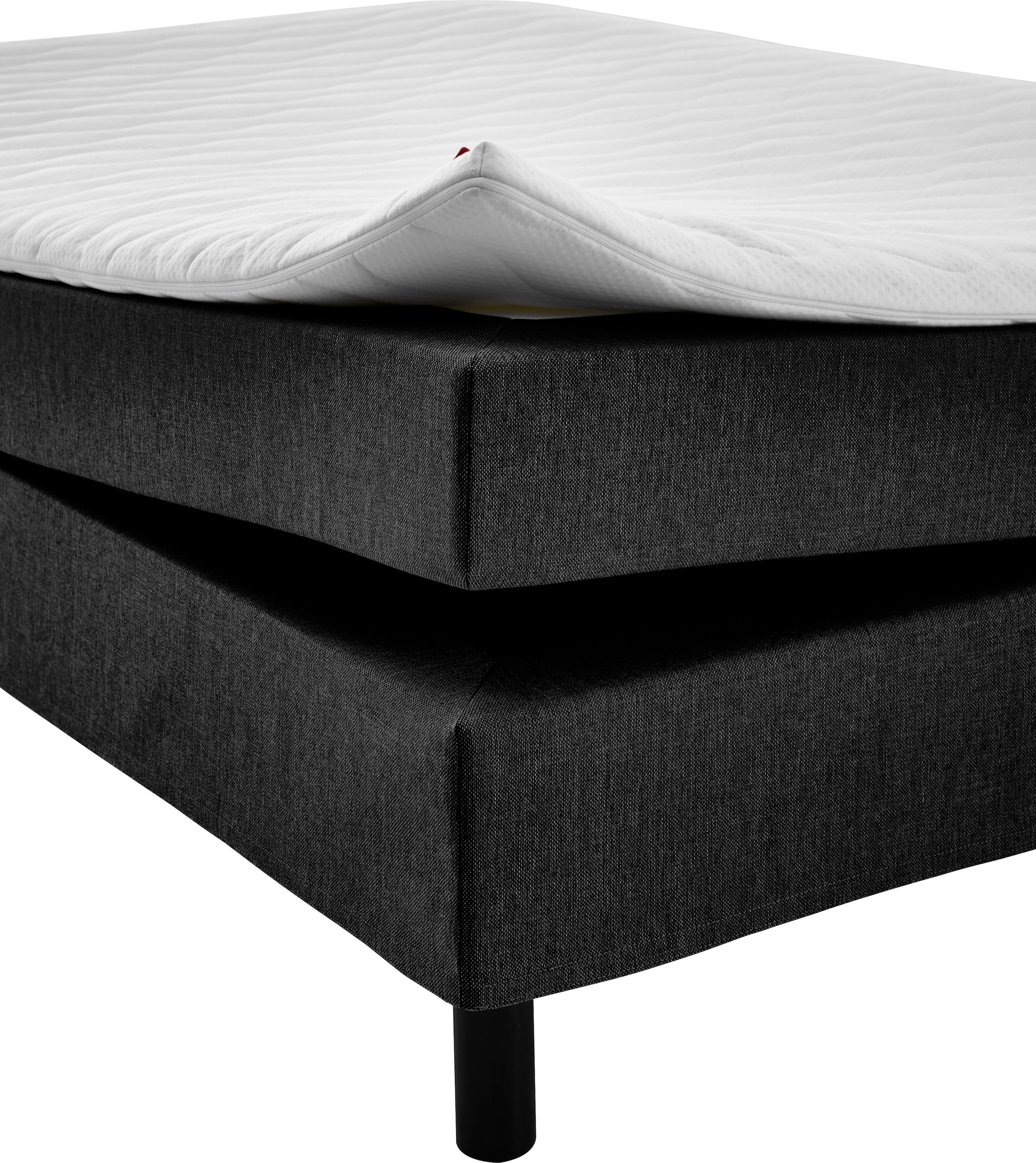 ATLANTIC home collection Lit de boxe »Happy« sans tête de lit, avec surmatelas, avec ou sans literie au choix