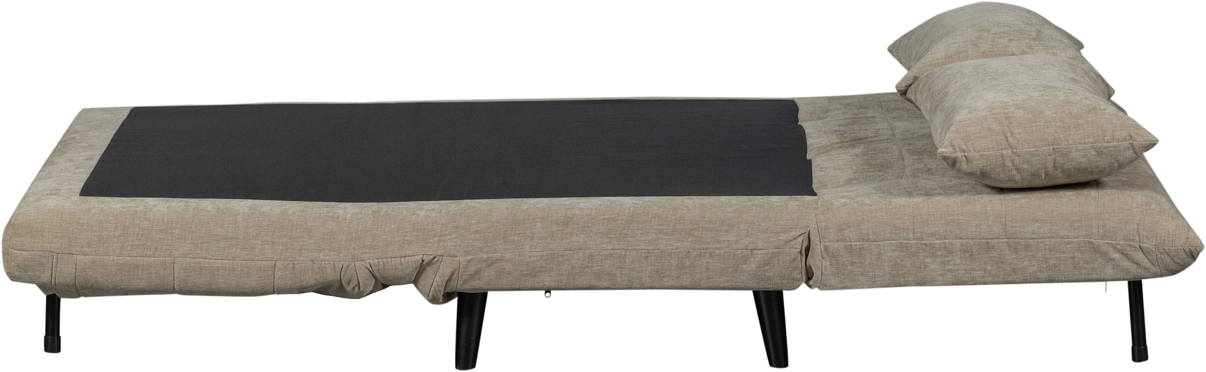 WOOOD Schlafsofa »Xem Chenille-Bezug gewebt mit Schlaffunktion, H 80 x B 122 x D 92 cm« Liegefläche 188 cm, Tragkraft 140 kg, Maximale Verschleissfestigkeit