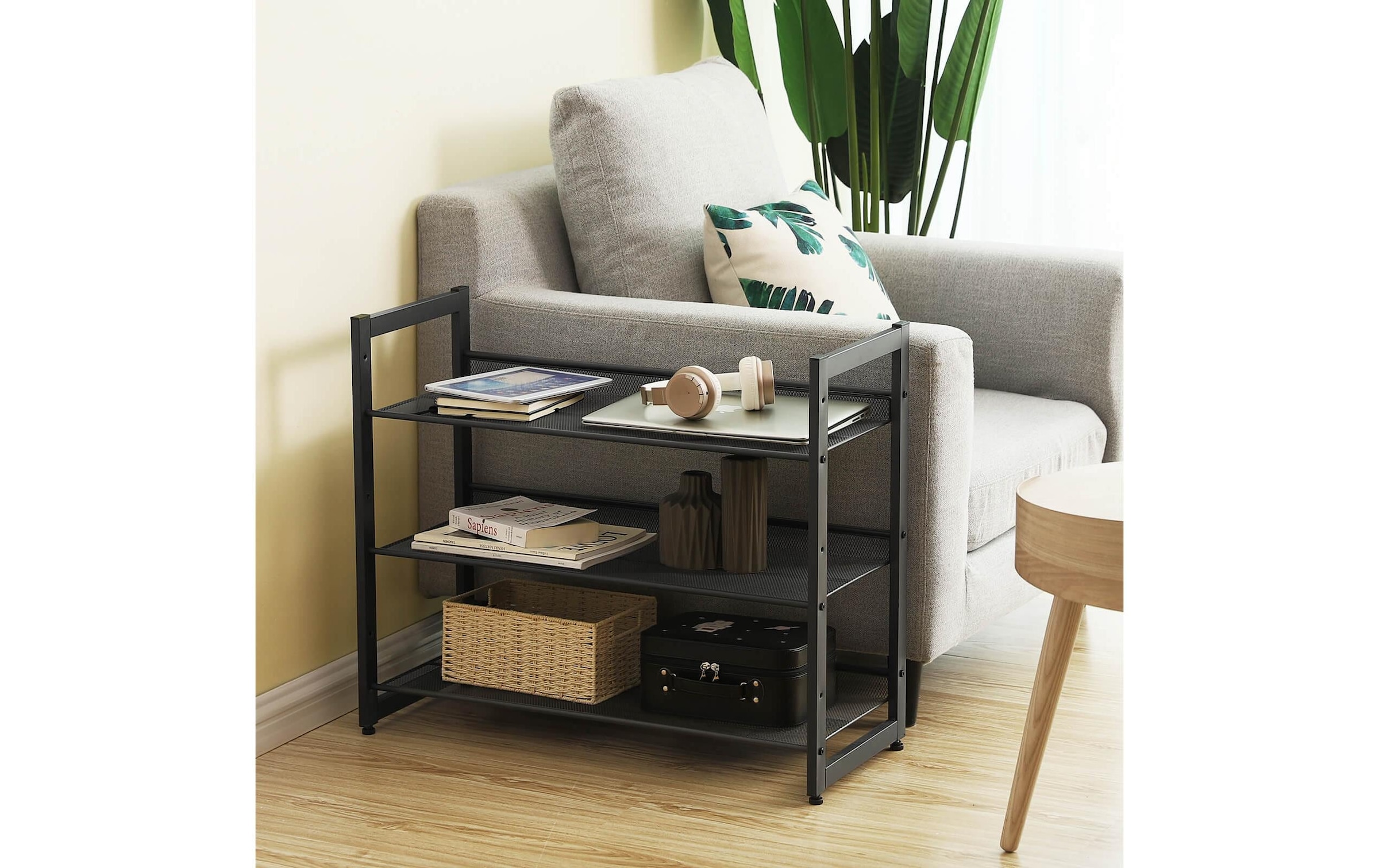 SONGMICS Schuhregal »mit 3 Ablagen 30,5 x 61.5 cm«