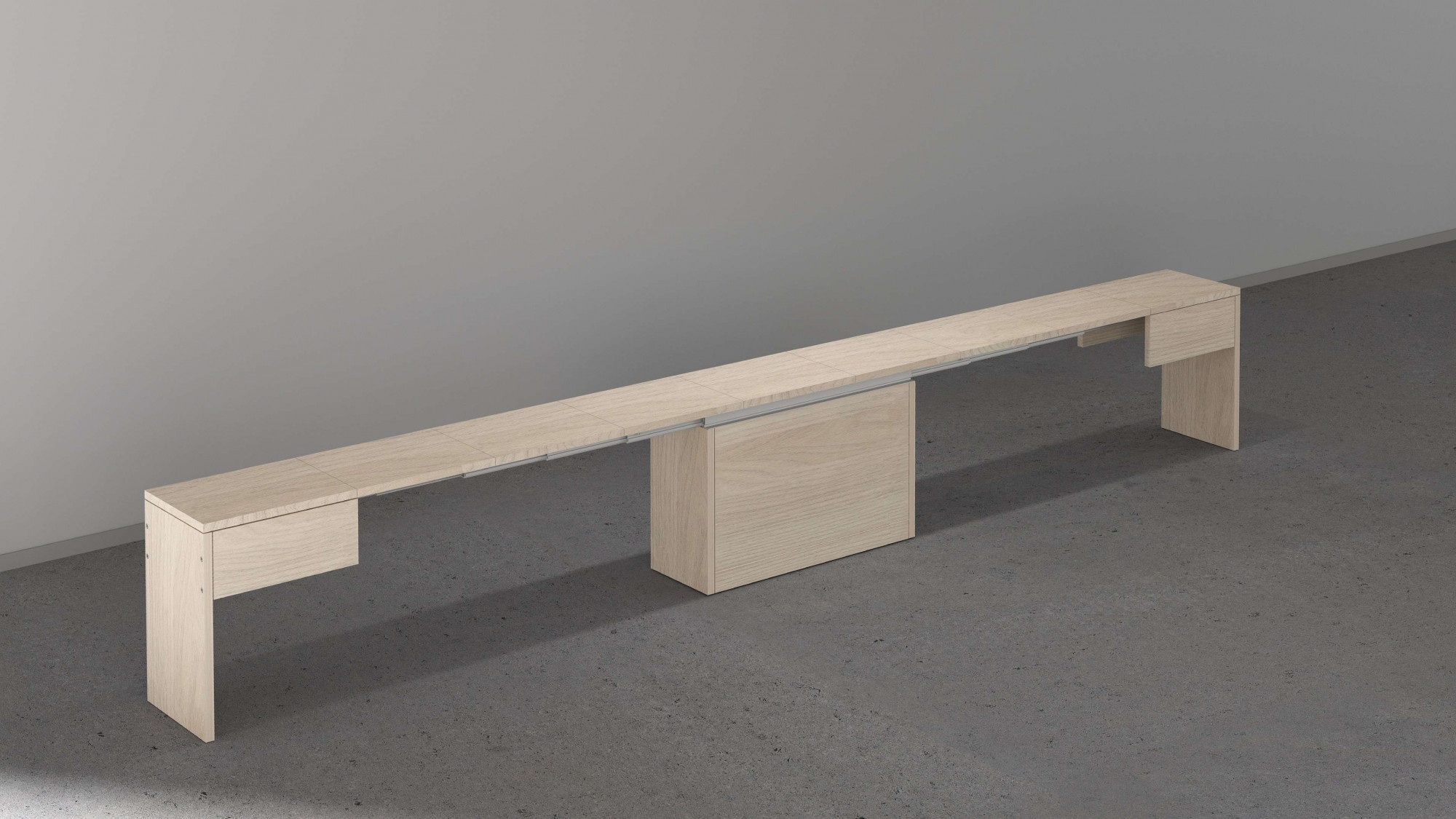 INOSIGN Sitzbank »Praktika, Sitzbank, Bank« 1 Stk. tlg. mit Auszugsfunktion, ausziehbar von 66  auf 290 cm