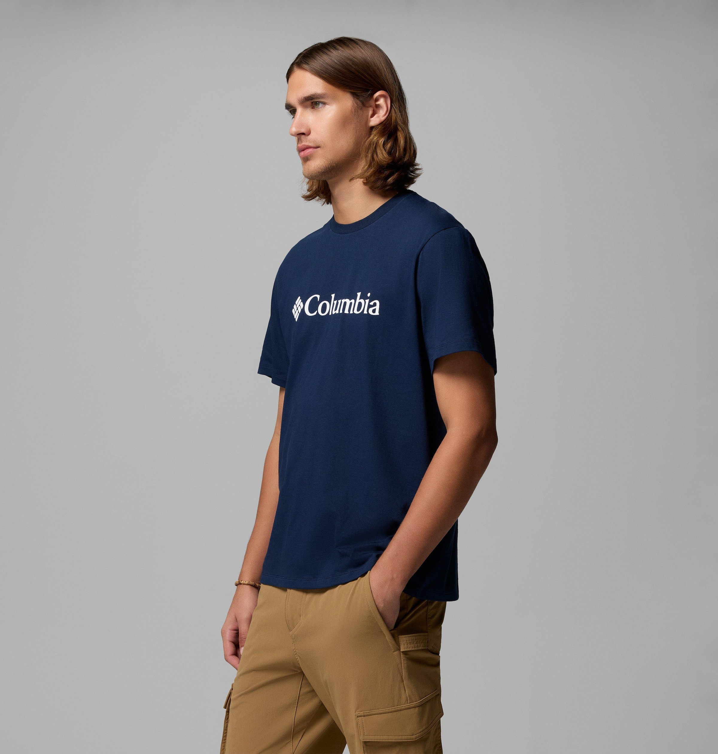 Columbia T-Shirt »CSC Basic Logo Tee« Kurzarm, mit Rundhalsausschnitt, aus Baumwolle, sportliche Passform