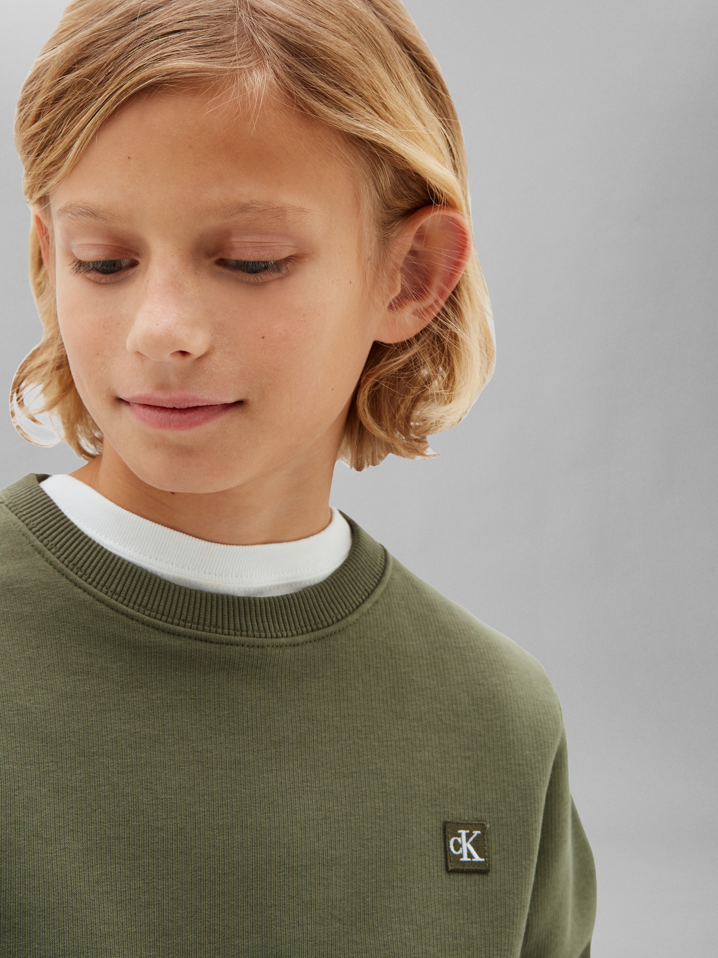 Calvin Klein Jeans Sweatshirt »MINI BADGE«, Regular fit, Badge
