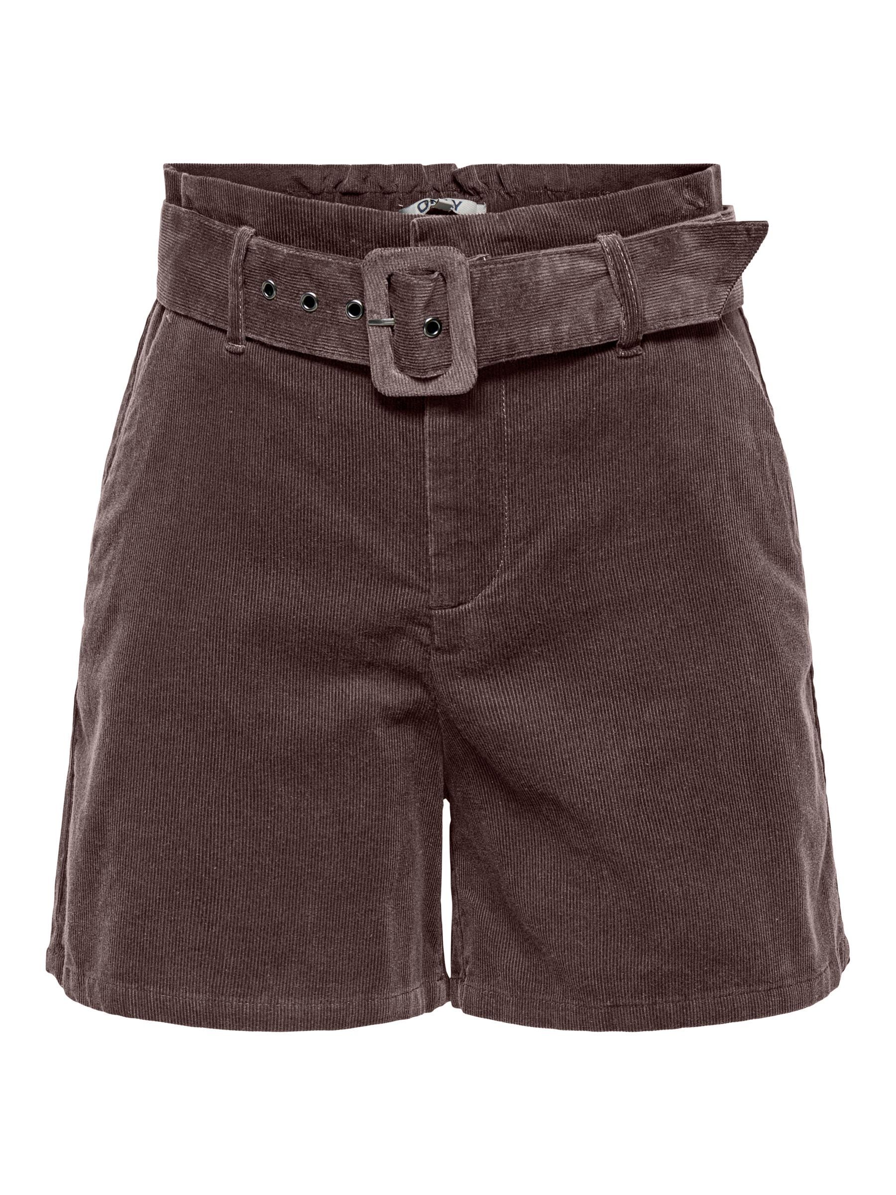 ONLY Shorts »ONLNESSA HW BELT CORD SHORTS CC PNT«
