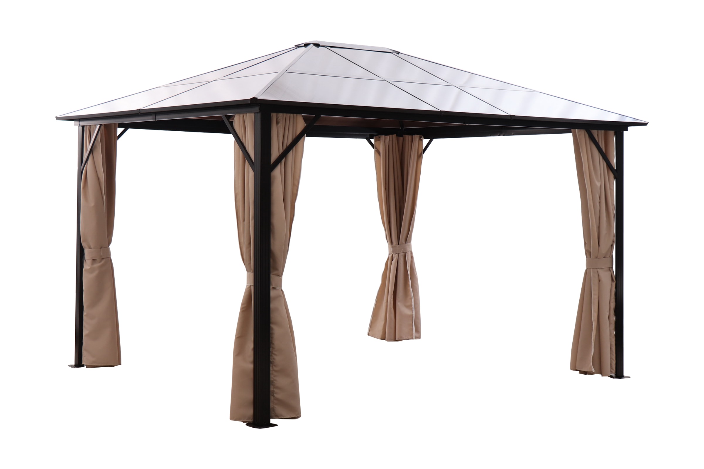 KONIFERA Pavillon »Aruba« BxT: 3x4m für 6-8 Personen, robustes Aluminiumgestell + PC Dach