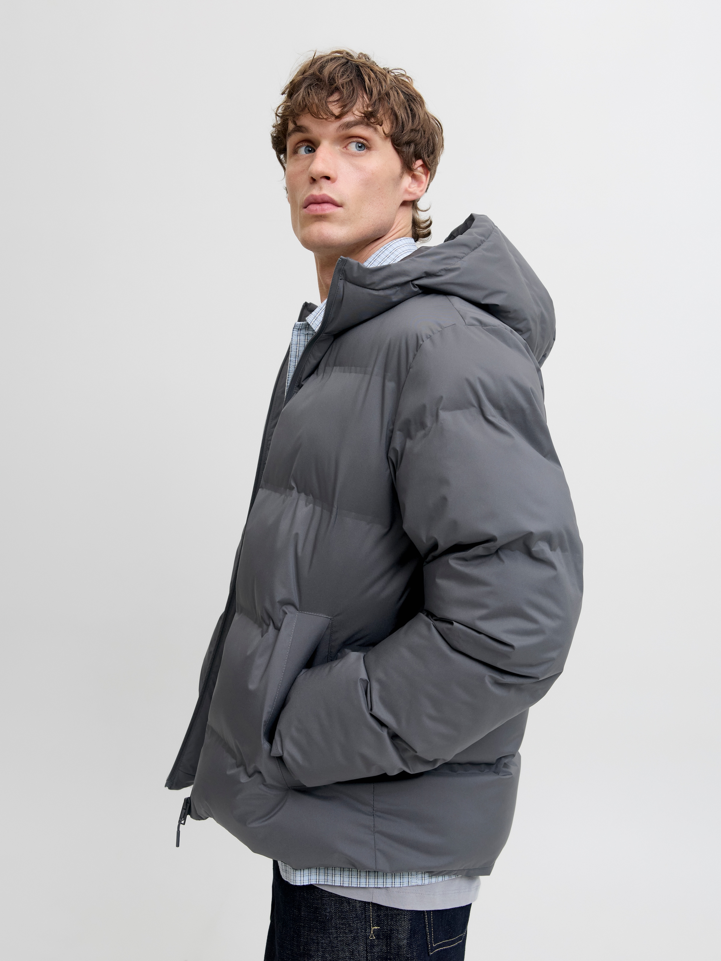 Jack & Jones Steppjacke »JJKAITO PUFFER JACKET BF« mit Kapuze