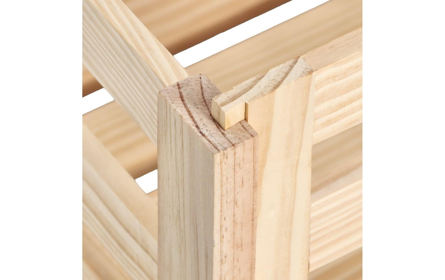Zeller Present Allzweckkiste »'Leisten', Kiefer« natürliches Holz, vielseitig, Stecksystem