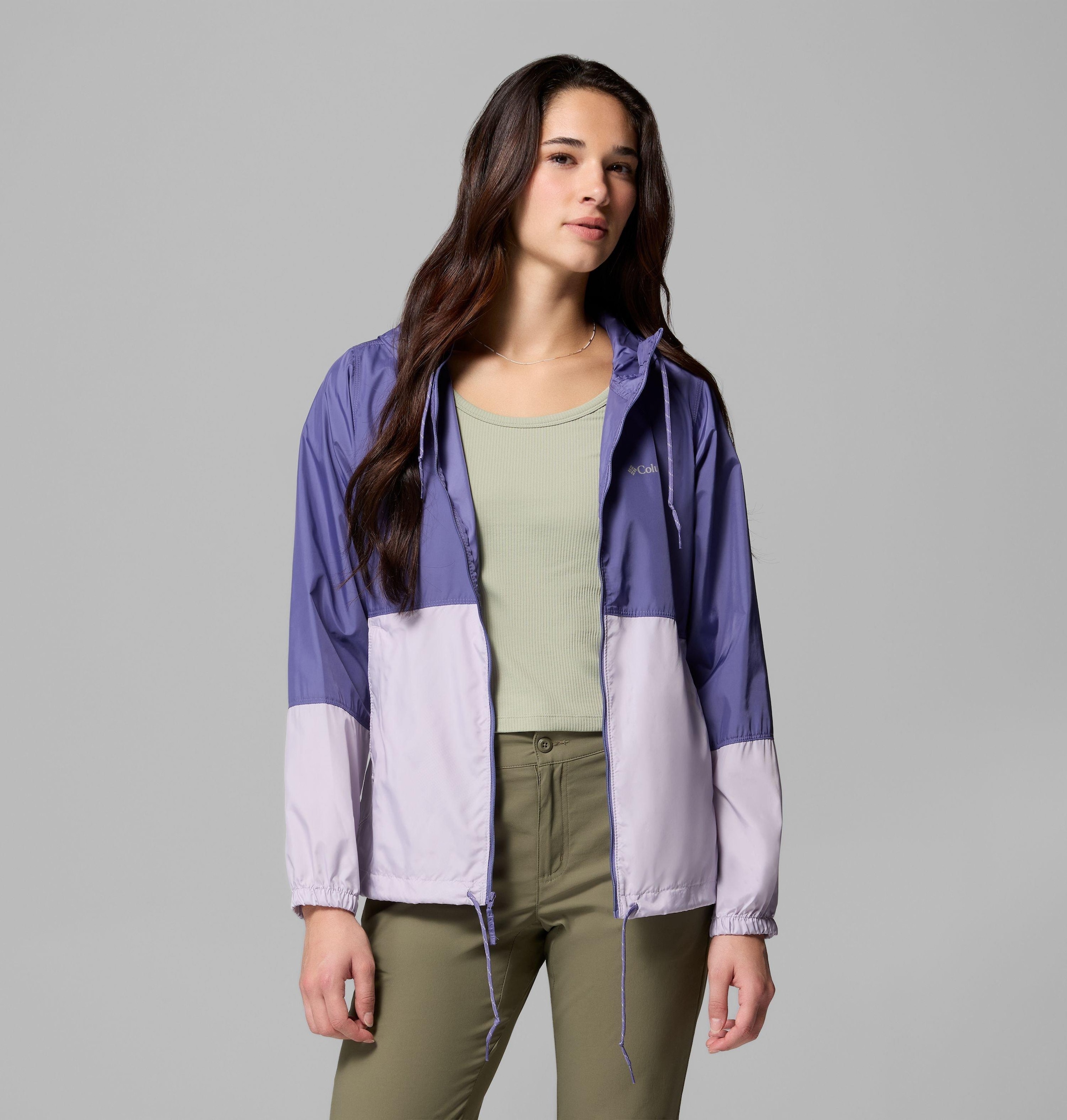 Columbia Windbreaker mit Kapuze für Wandern, Trekking und Laufen, mit Kapuze und Kordelzug