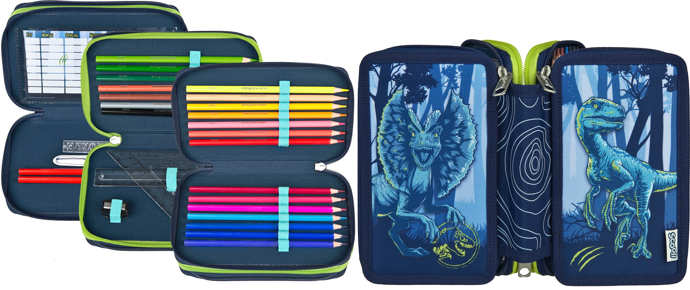 Scooli Trousse à crayons »Tripledecker«