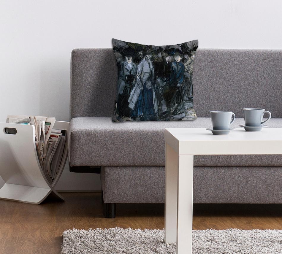 queence Coussin décoratif »»Frauen«« Kissenhülle ohne Füllung, 1 Stück