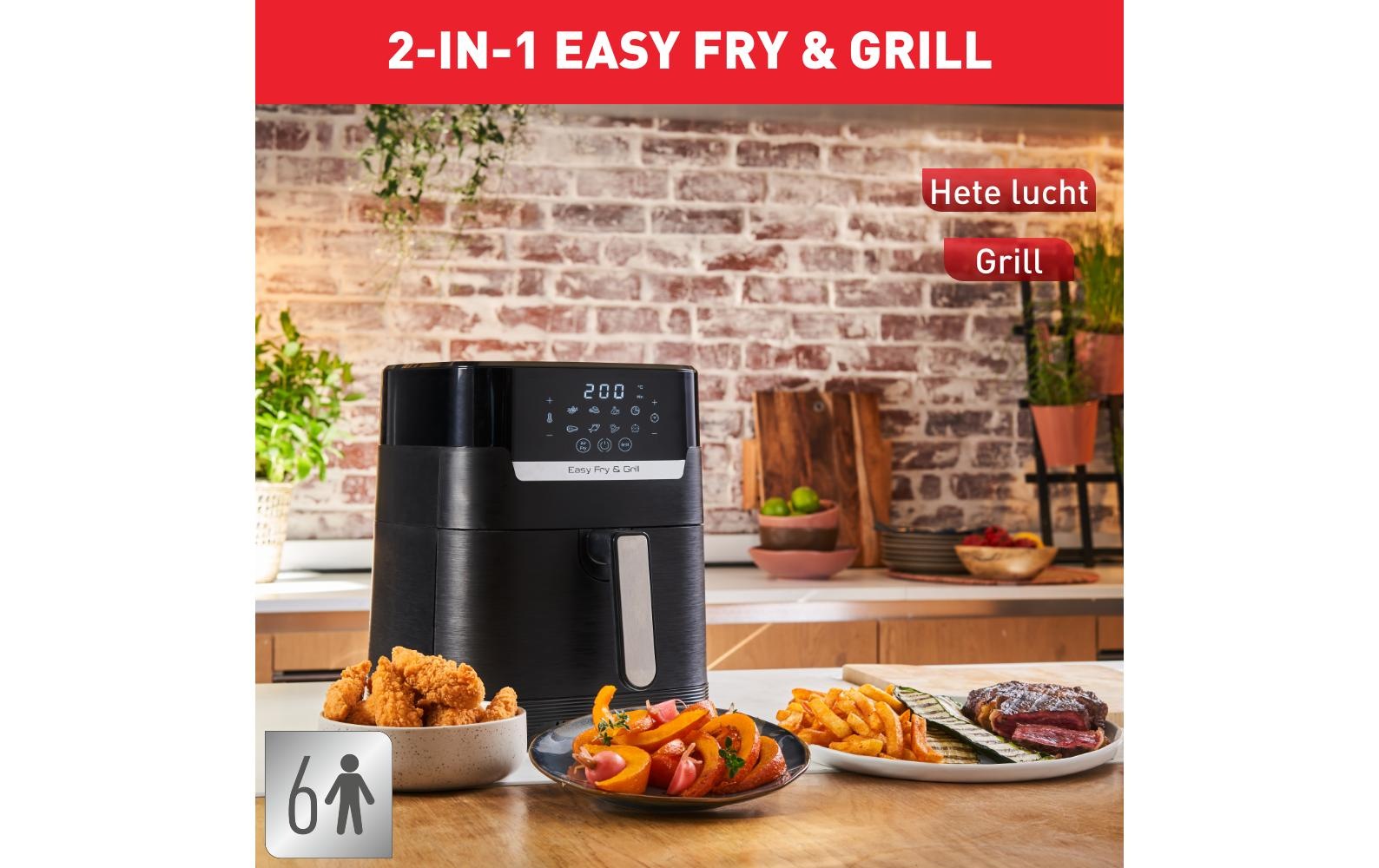 Tefal Heissluftfritteuse »Easy Fry & Grill Precision EY5058« 1550 W