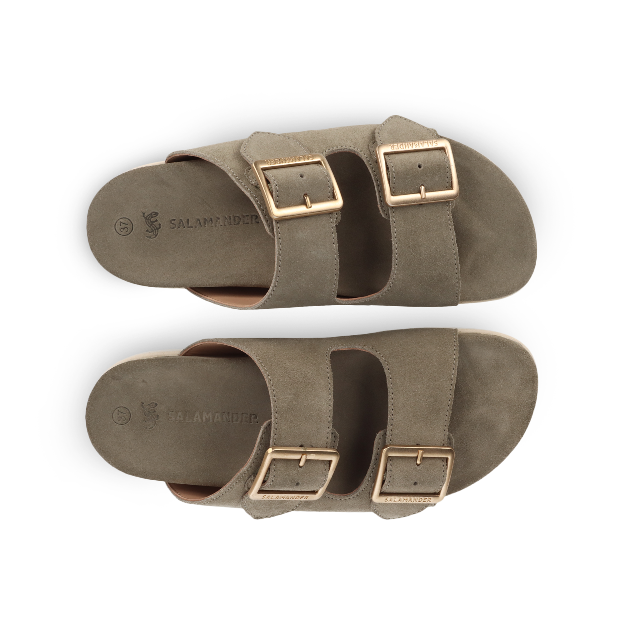 Salamander Pantolette  chaussure d'été, chaussure d'intérieur, à deux boucles, chaussure de plage