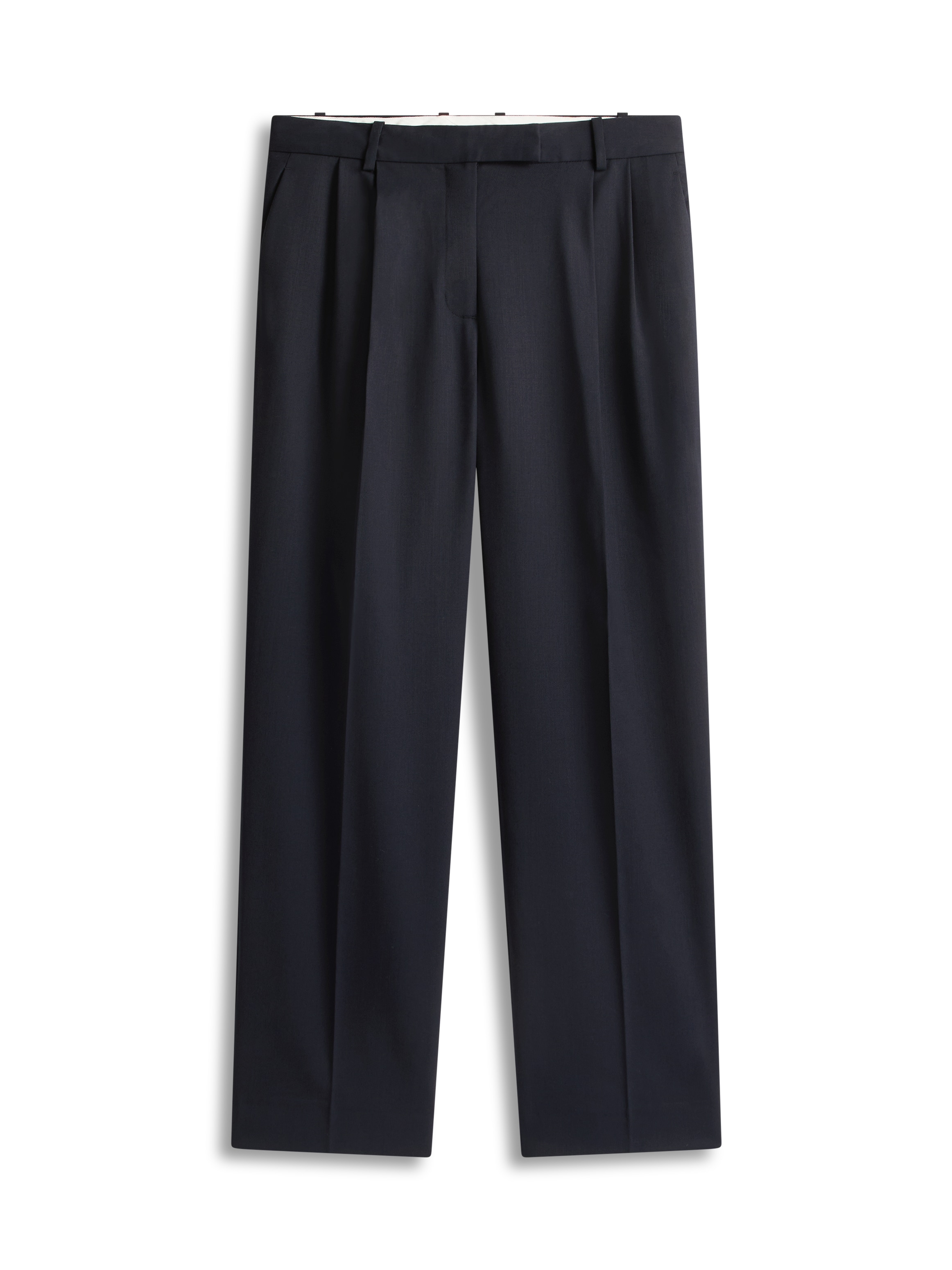 Tommy Hilfiger Pantalon de costume »TIMELESS WOOL RLXD STRT PANT«  mit Wolle