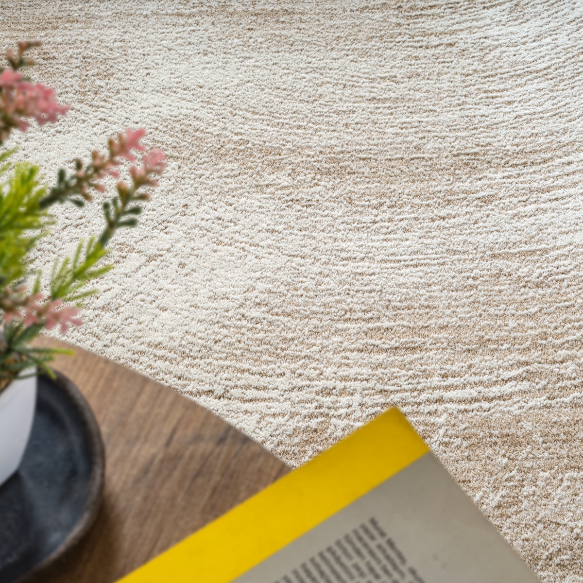 the carpet Tapis design »Nuvra« Rectangulaire 15 mm Höhe Abstrait