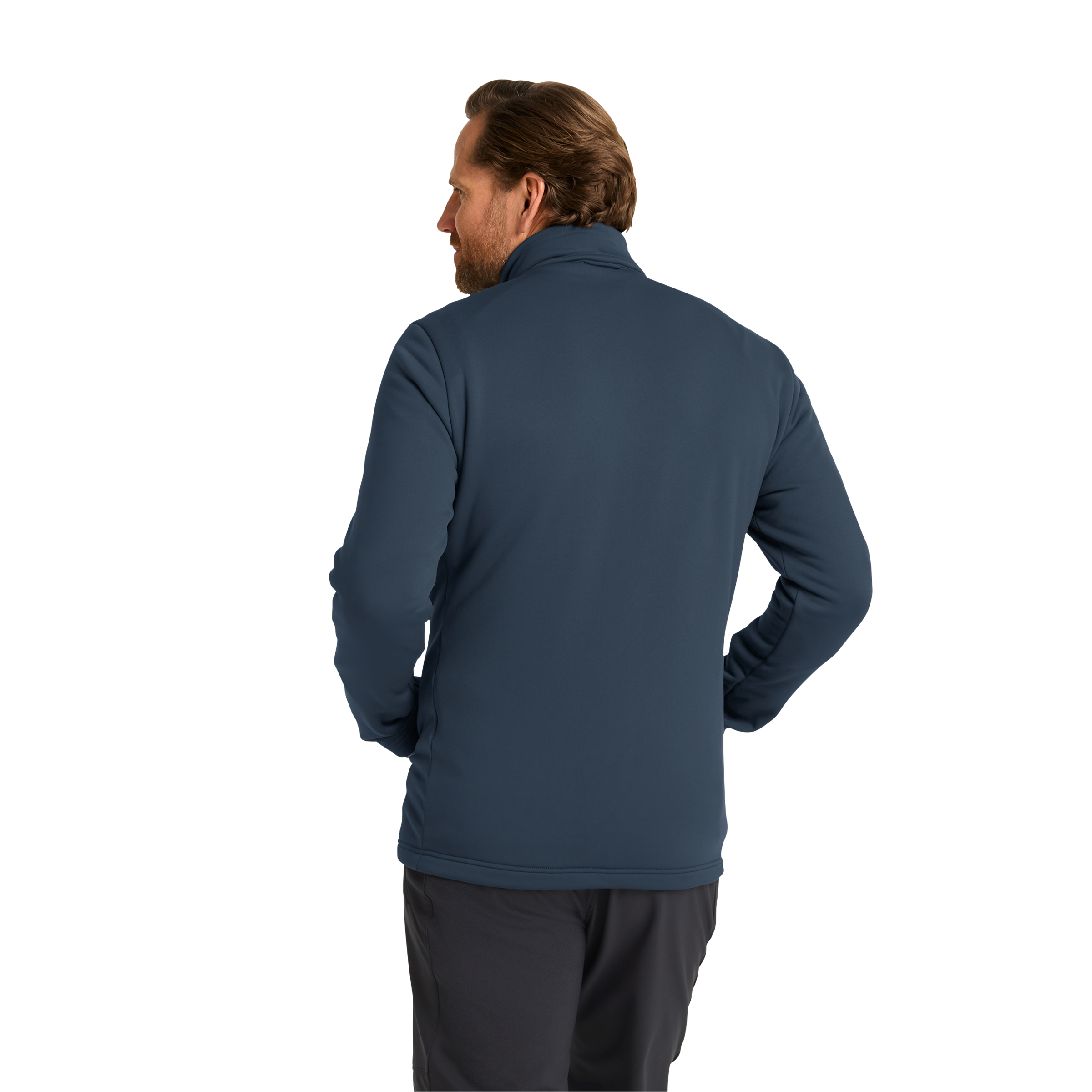 Jack Wolfskin Veste fonctionnelle 3 en 1 avec capuche avec capuche à cordon élastique réglable, imperméable, coupe-vent