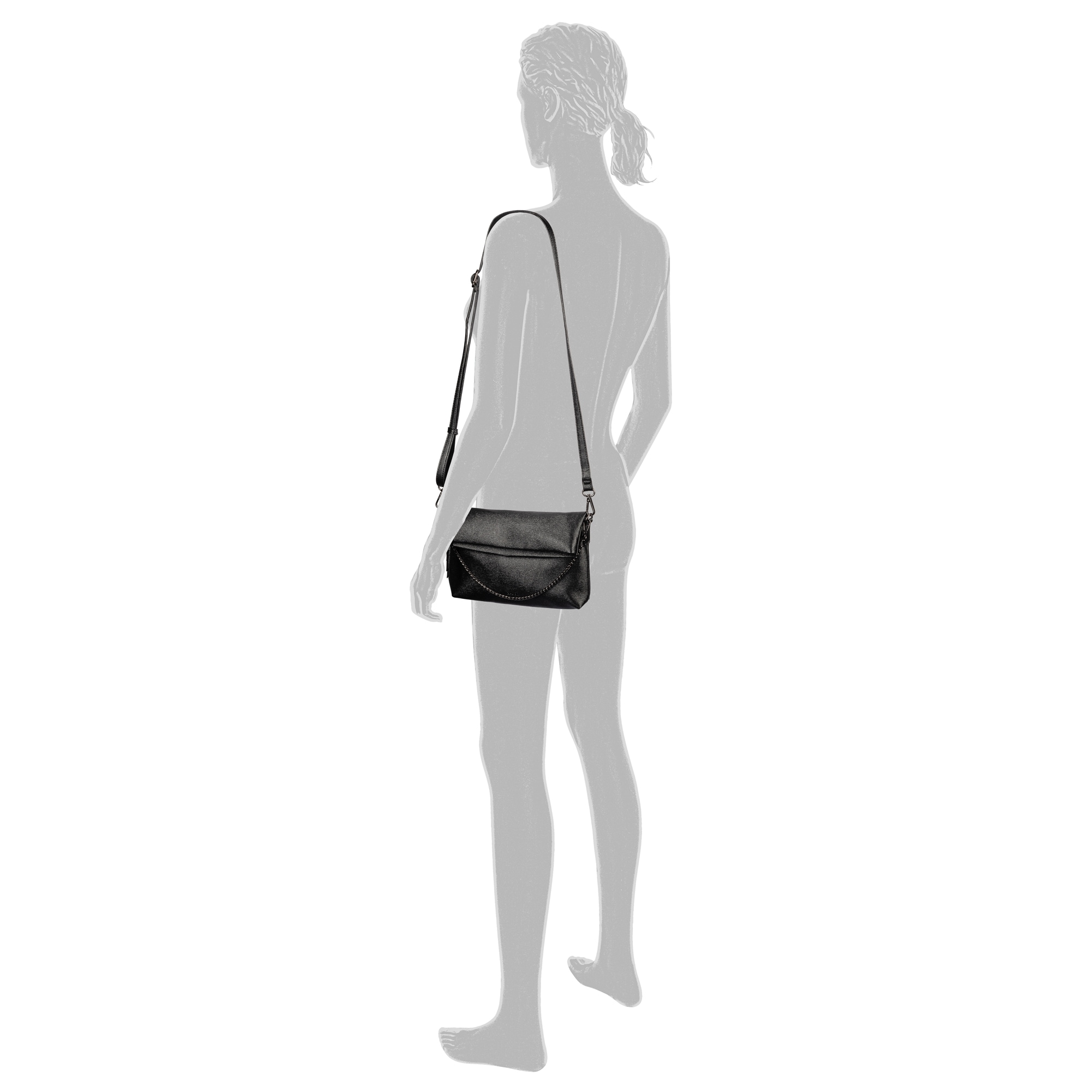 Gabor Umhängetasche »Hava« Damen Abendtasche mit Kette als Umhängeriemen